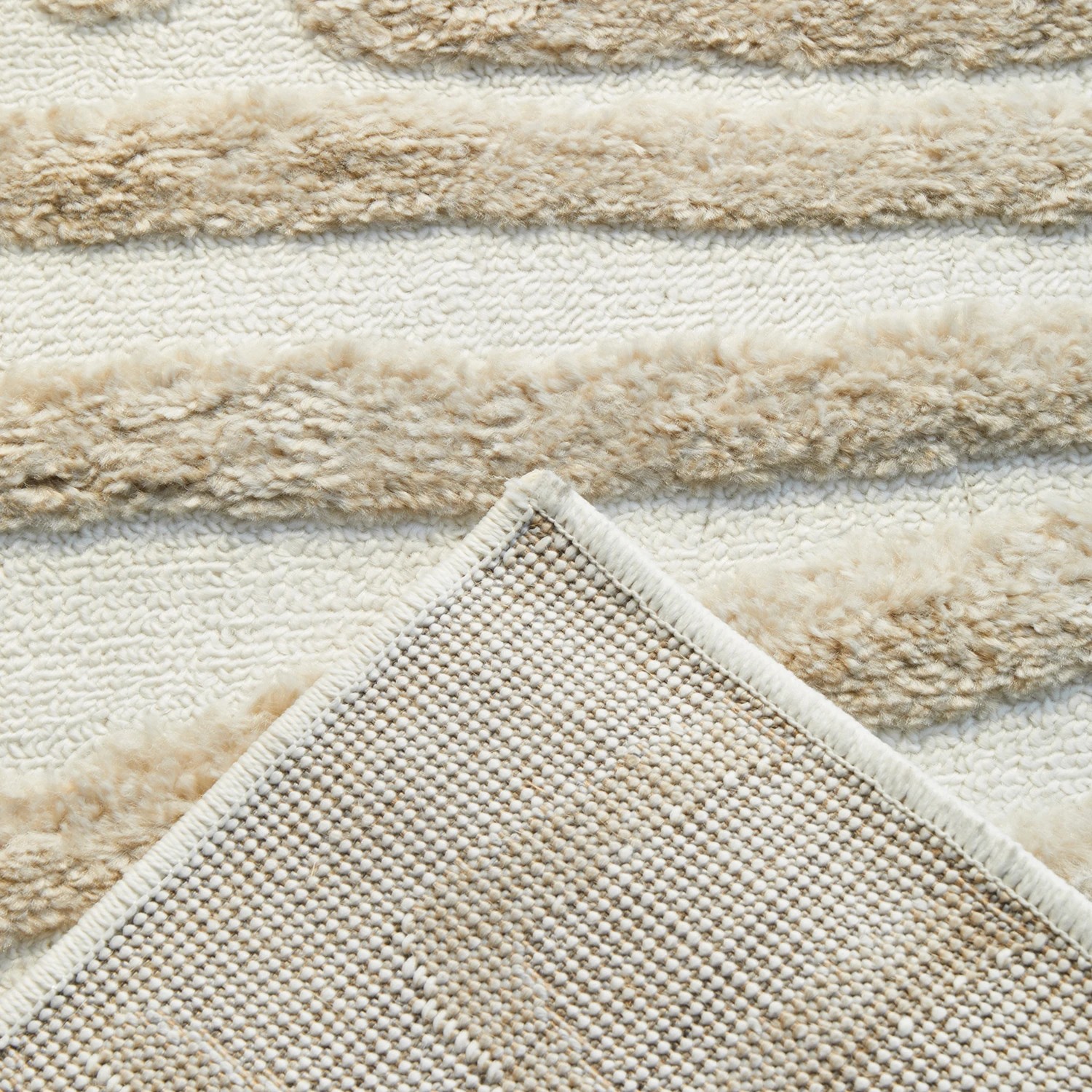 4 Common Ground Rugs Safflower Jayla 150x80cm - Small Power Loomed Pet Friendly Floor Rug - Beige, 4 of 6