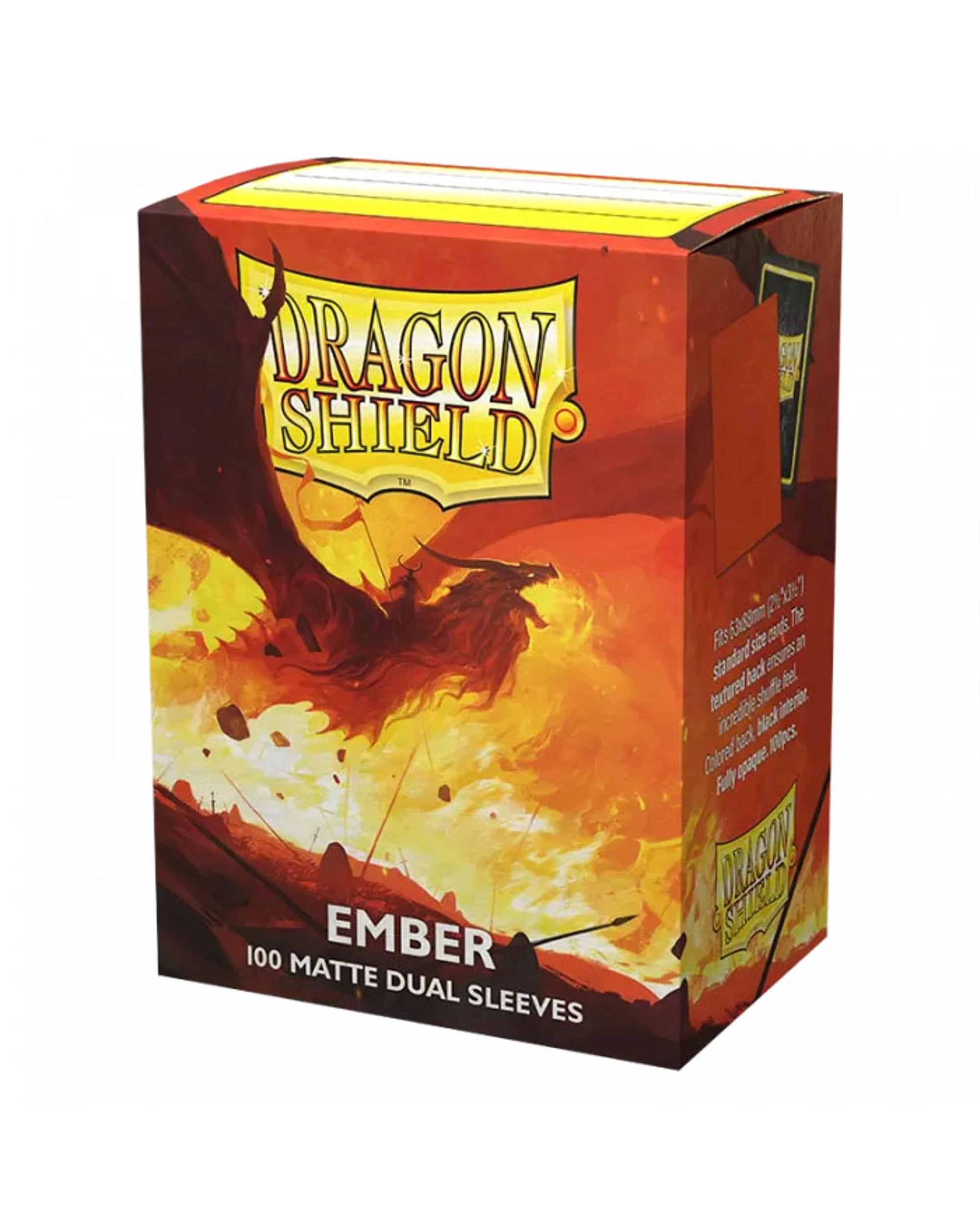 1 Dragon Shield Ember 100 Matte Dual Sleeves, 1 of 2