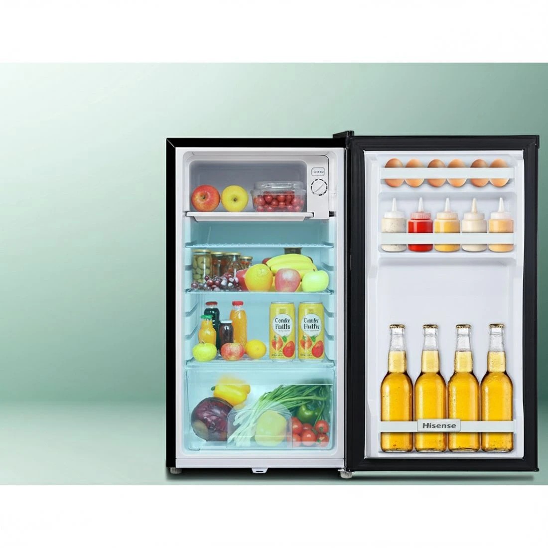 4 Glacio 95L Portable Fridge Freezer Bar Upright 12V/24V/240V Camping Caravan - Black, 4 of 6