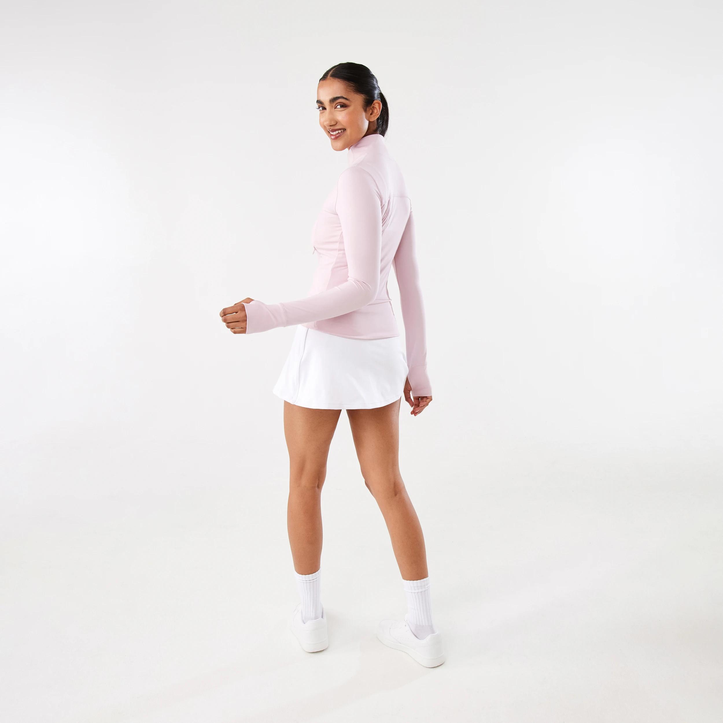 5 Active Womens Long Sleeve Ultrasoft Jacket AURA PINK, 5 of 7