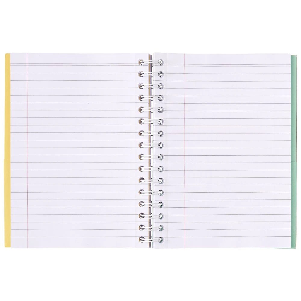 2 J.Burrows Recycled A5 3 Subject Notebook 300 Page, 2 of 4