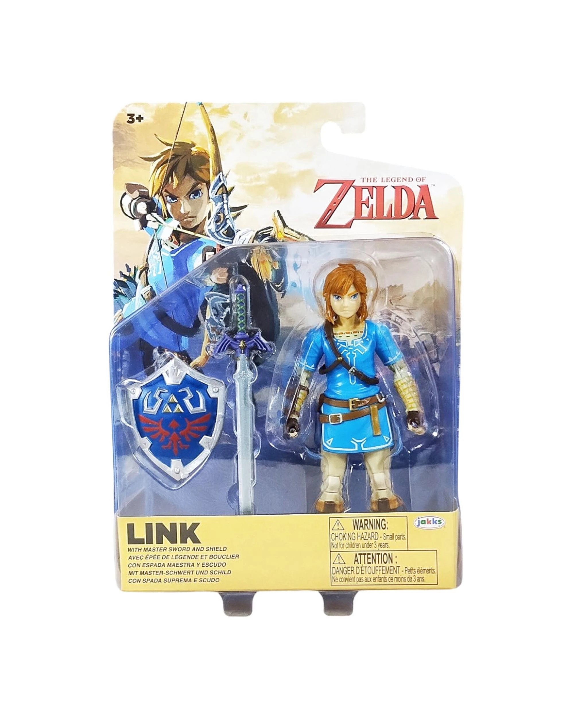 1 Nintendo The Legend of Zelda Link with Master Sword and Shield Figure, 1 of 5