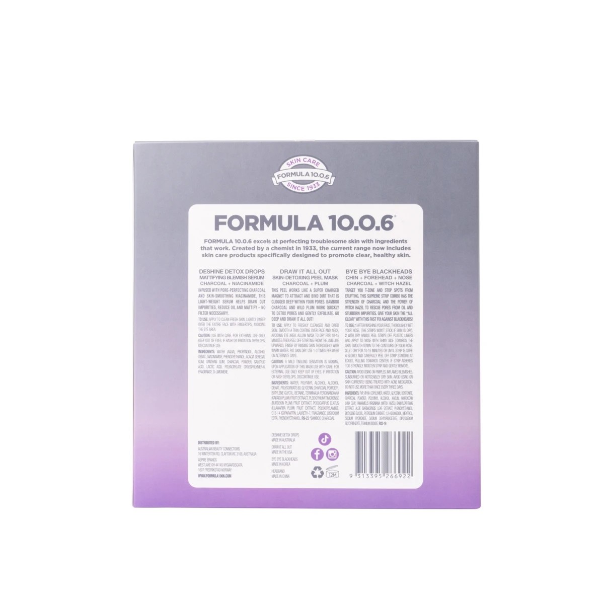 3 Formula 10.0.6 Charcoal Detox Kit, 3 of 3
