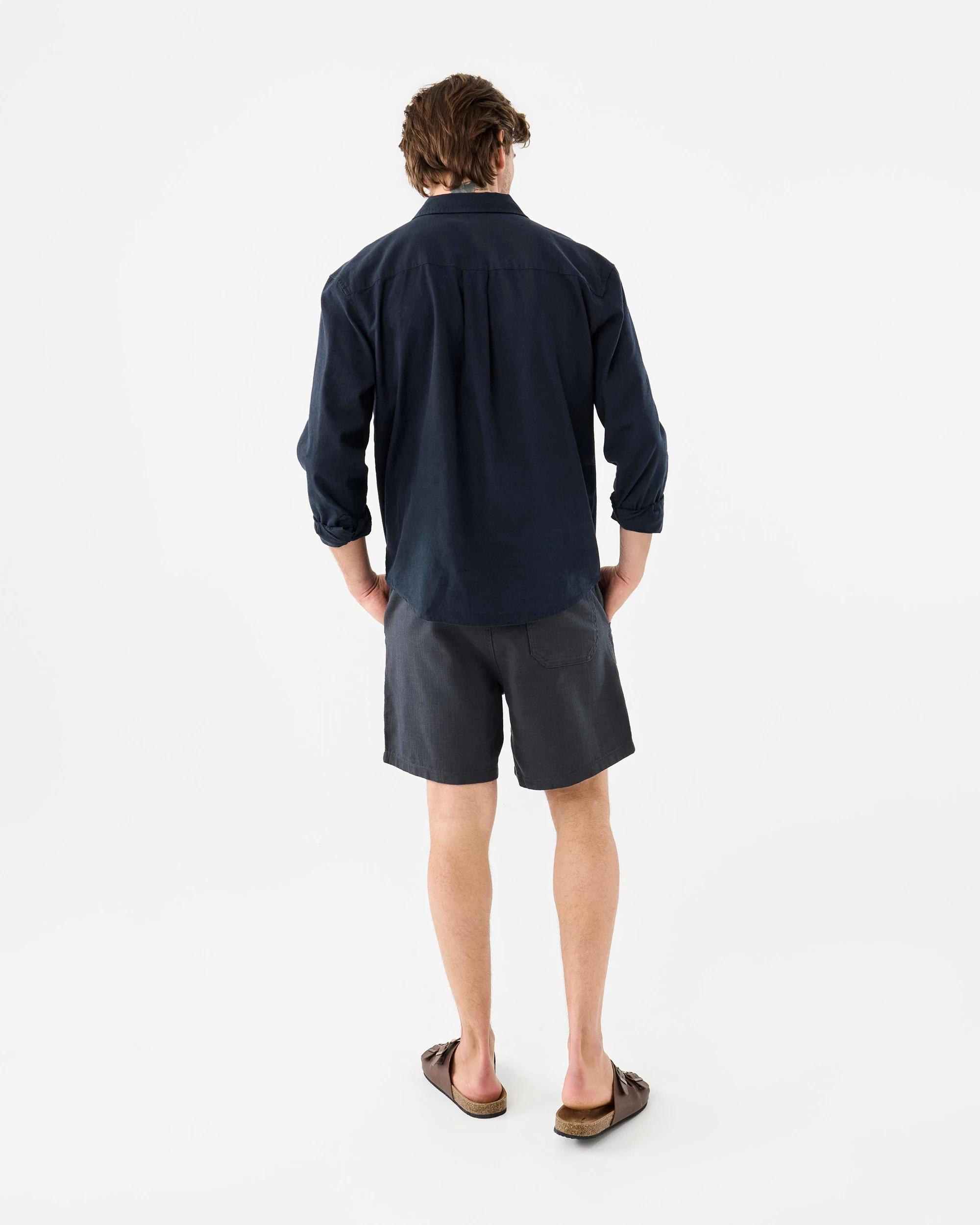 4 Long Sleeve Cotton Linen Shirt Sky Cptn, 4 of 9
