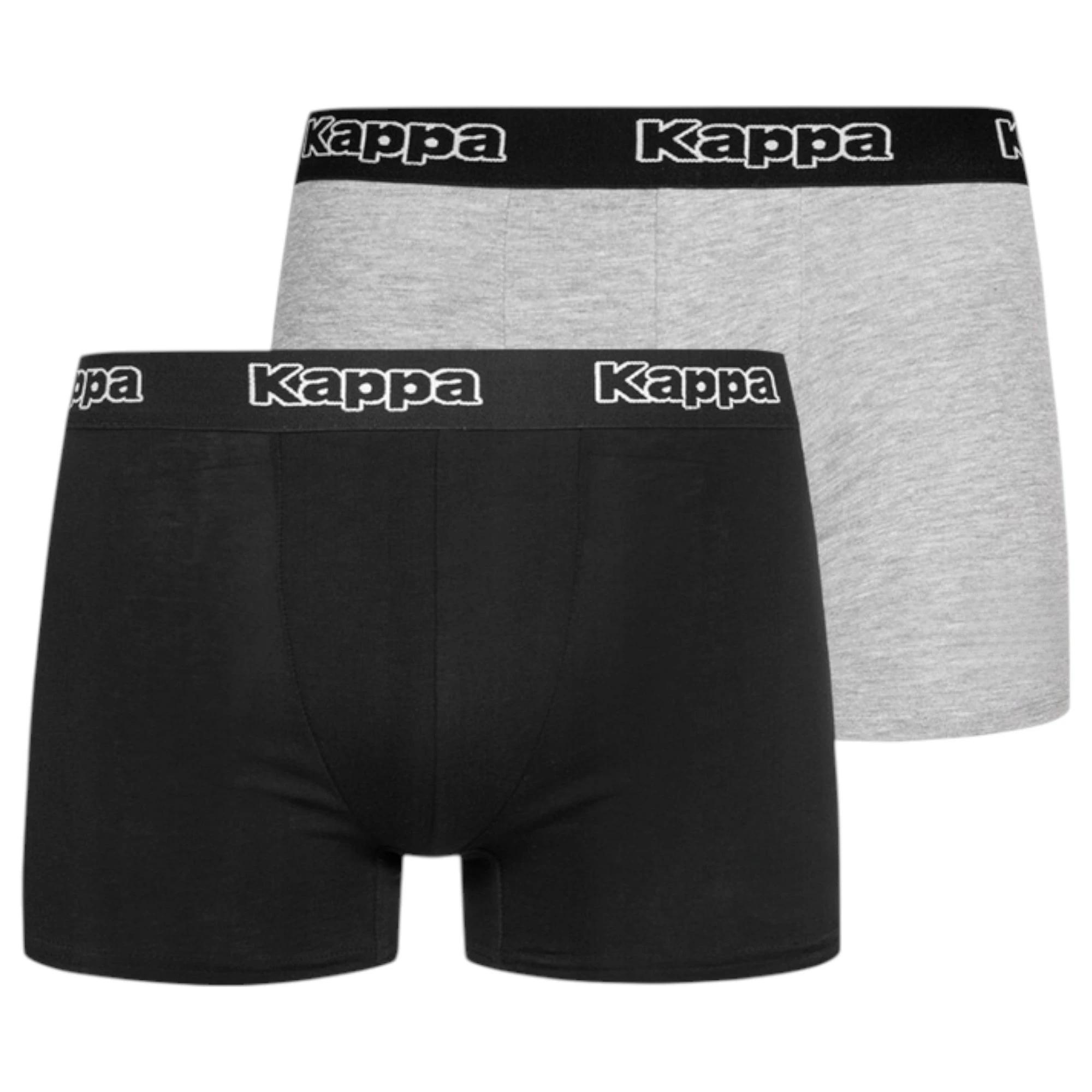 5 Kappa 8 Pack Mens Black/Grey Trunks Boxer Shorts Underwear BLACK/GREY, 5 of 5
