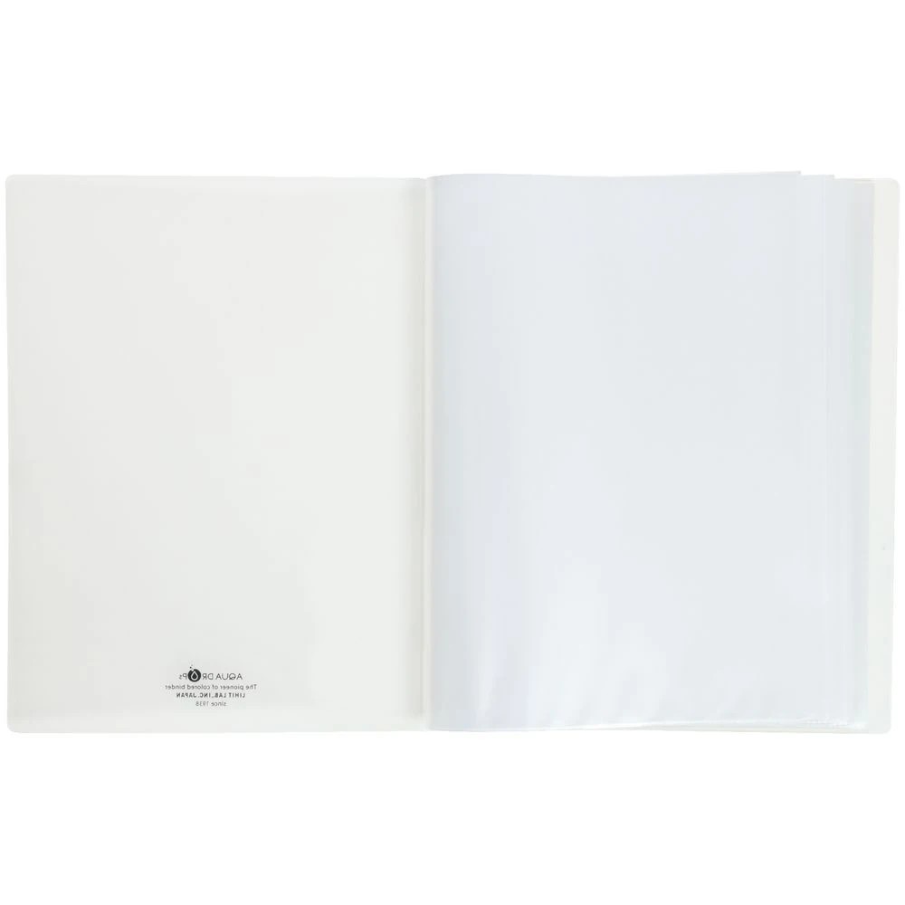 3 Aqua Drops A4 Display Book 60 Pocket Fixed Clear, 3 of 4