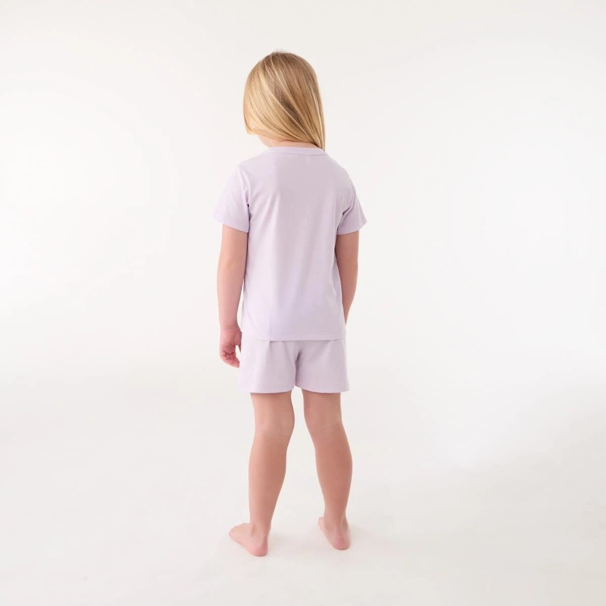 2 Short Sleeve Knit Pyjama Set FLORAL HEART, 2 of 6