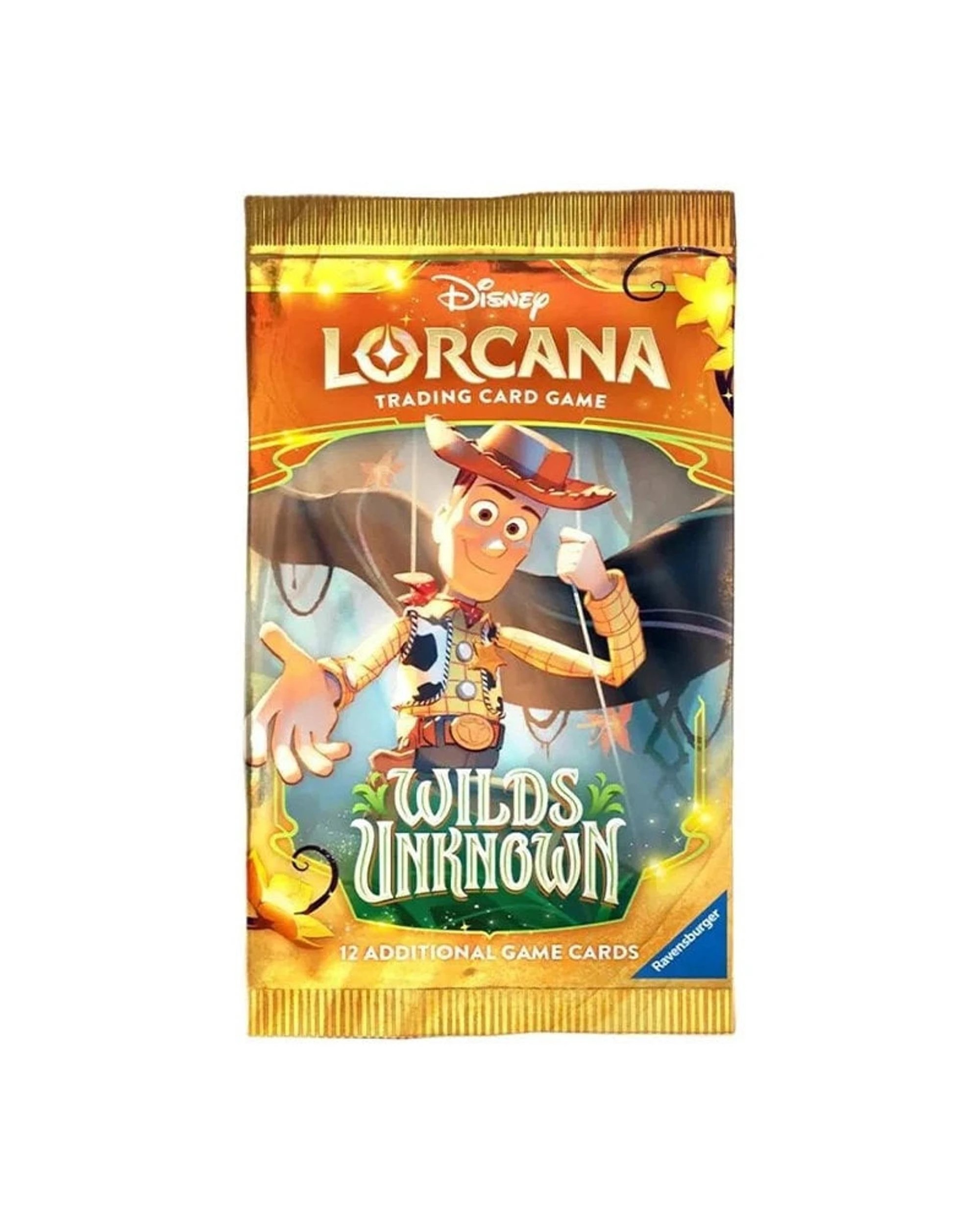 1 Disney Lorcana TCG: Wilds Unknown Booster Pack, 1 of 3