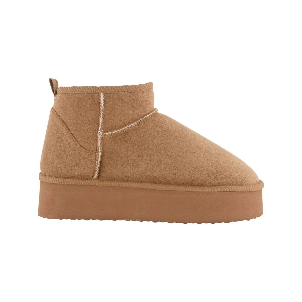 1 Trendy Platform Boots Chestnut, 1 of 3