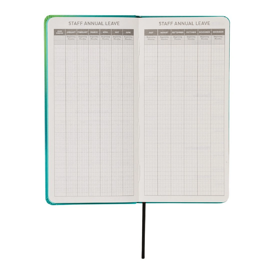 6 J.Burrows Slim Week to View Undated Diary Gradient, 6 of 8