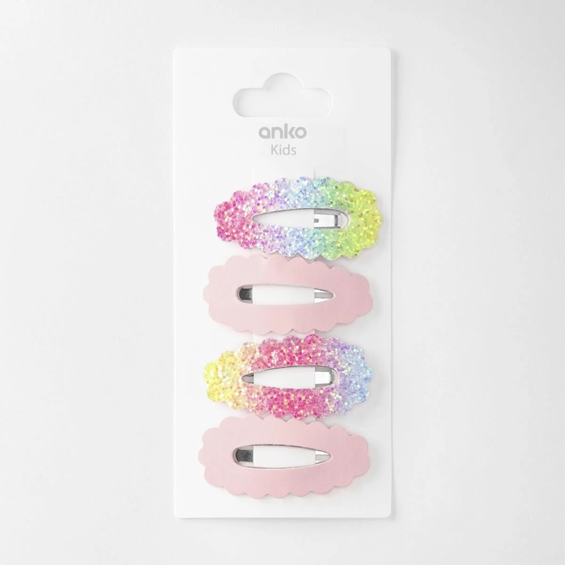 3 4 Pack Snap Hair Clips, 3 of 3