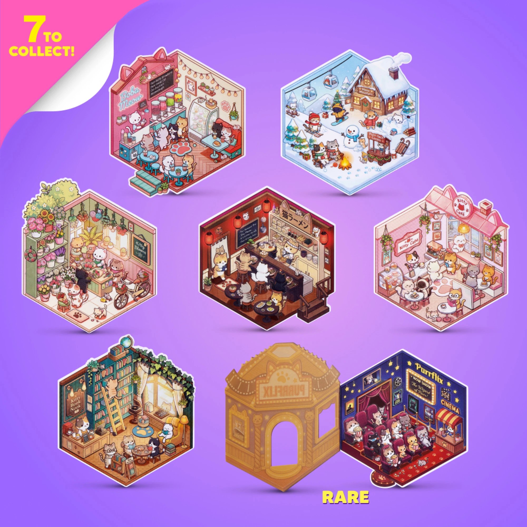 3 Zuru Sticker Therapy: Kawaii Kitties Set - Assorted, 3 of 10
