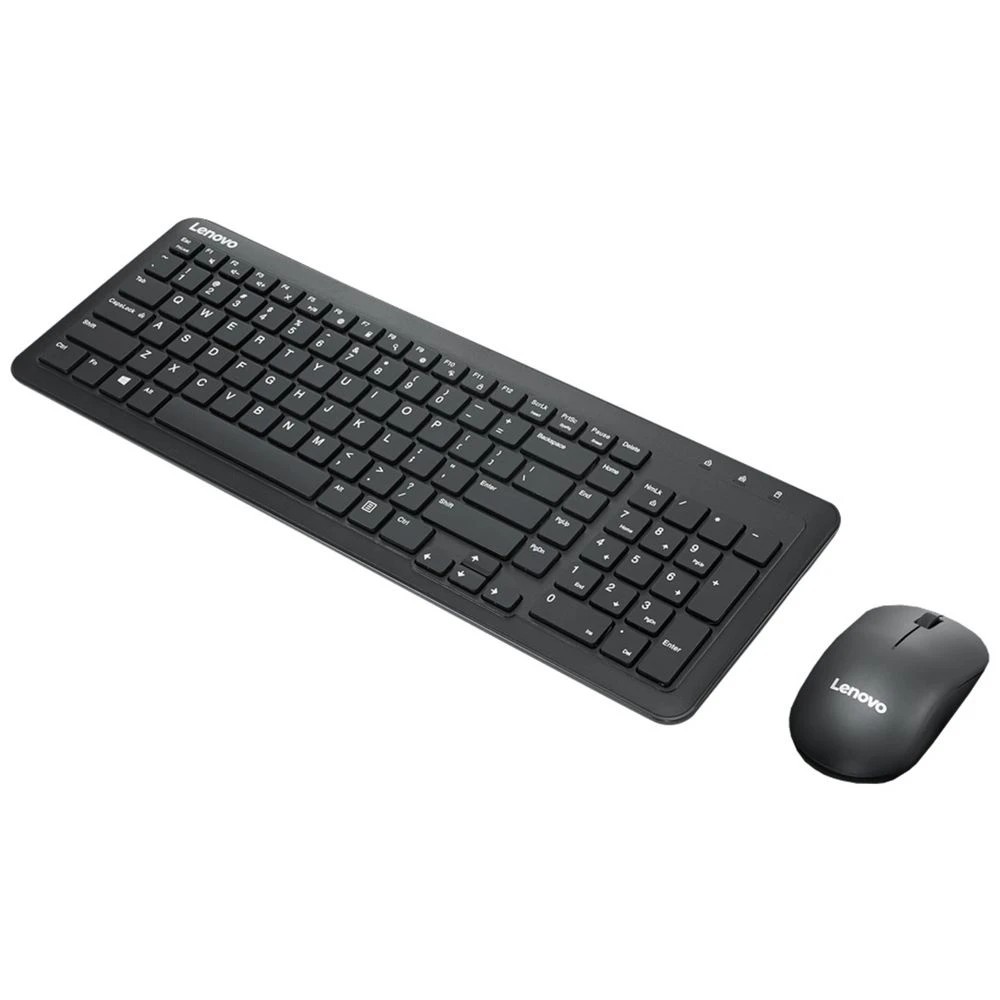 2 Lenovo 300 Wireless Keyboard and Mouse Combo Black, 2 of 5