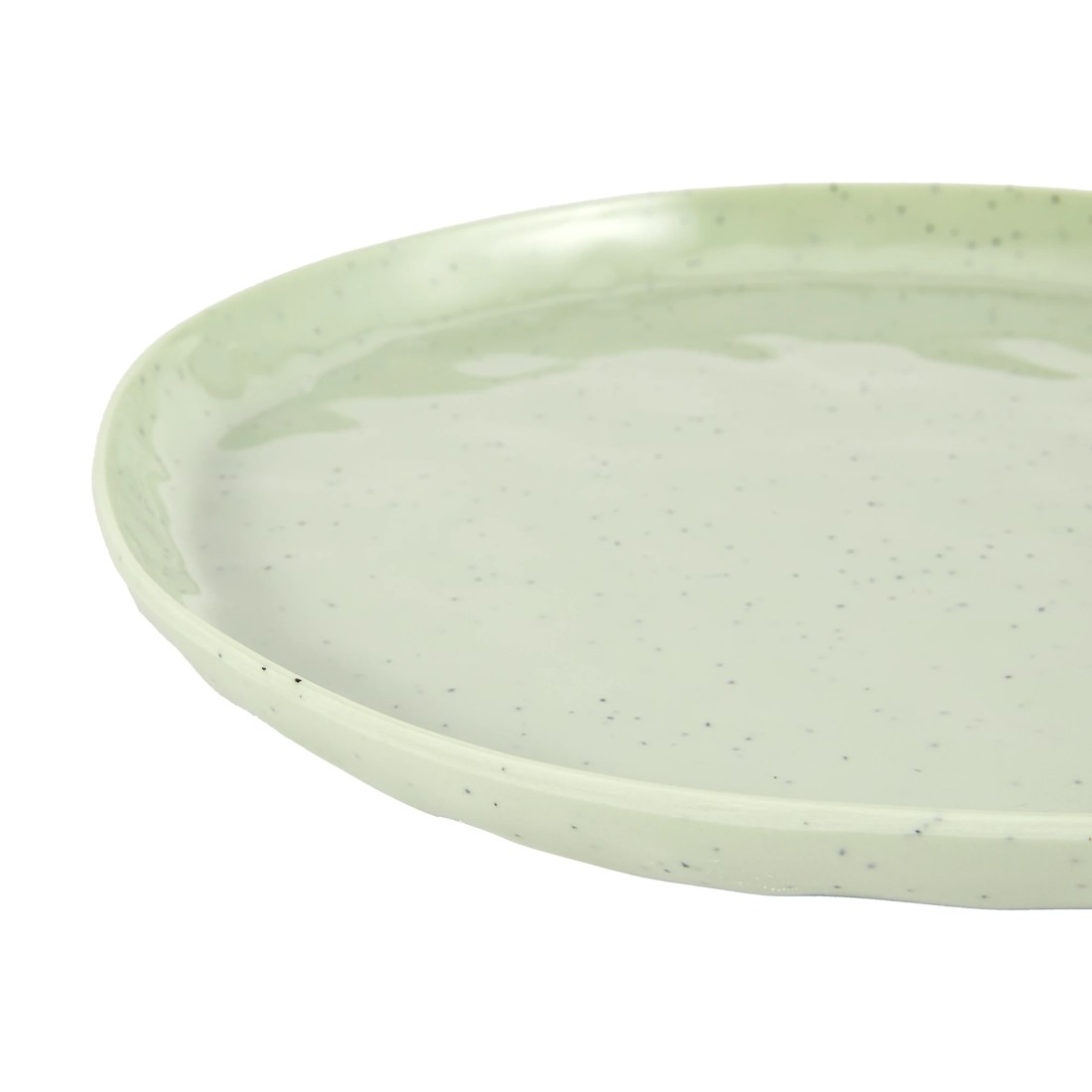 4 4 Pack Green Glazed Look Dinner Plates, 4 of 7