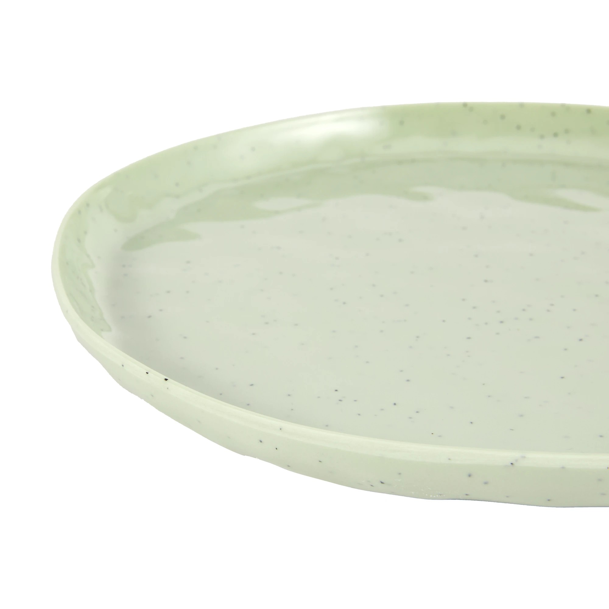 5 4 Pack Green Glazed Look Dinner Plates, 5 of 8