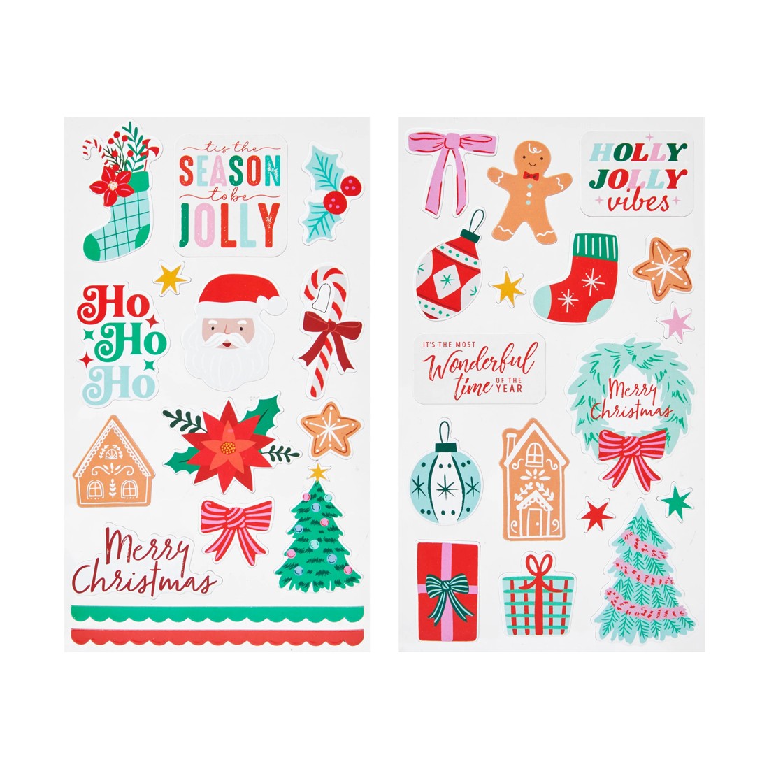 2 Christmas Craft Card Stickers, 2 of 3