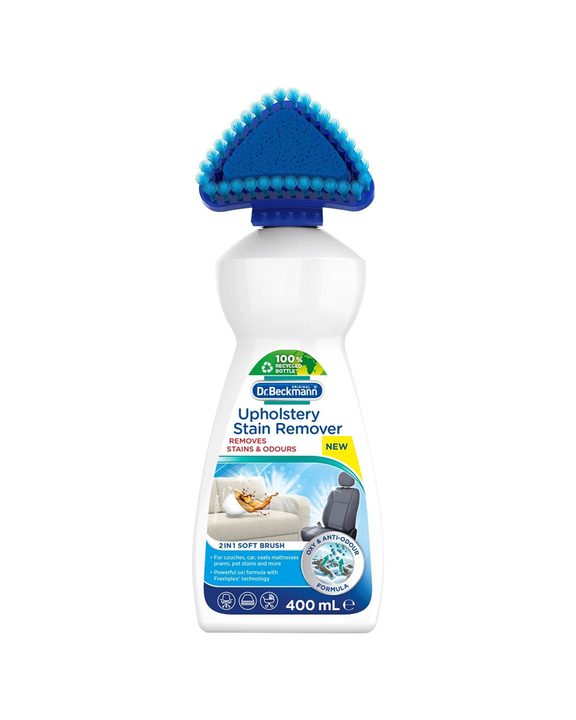 2 Dr Beckmann Upholstery Stain Remover 2 Pack With Scrubbing Head - Multi, 2 of 2