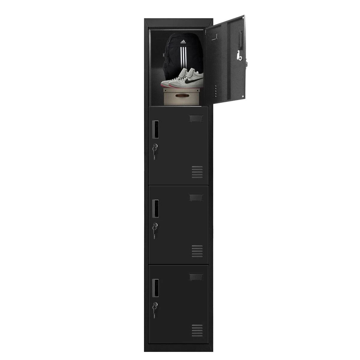 1 AUSWAY 185cm Steel Filing Cabinet Metal Locker Storage, 1 of 1