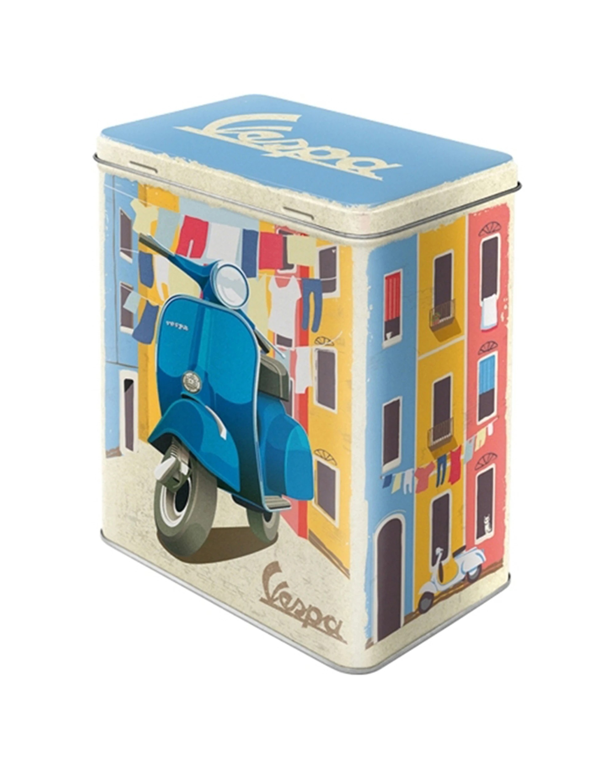 1 Nostalgic-Art Large Storage Tin Box - Vespa Design - Multi, 1 of 1