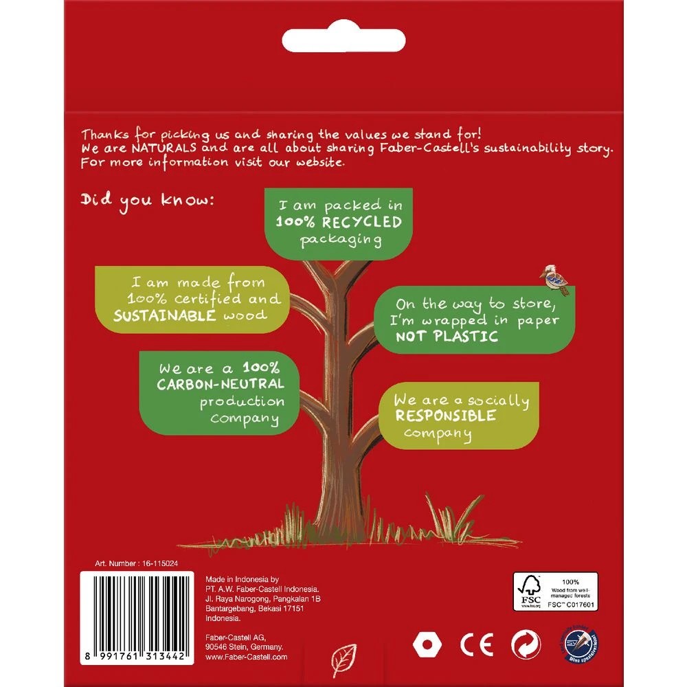 2 Faber-Castell Natural Colour Pencils 24 Pack, 2 of 5