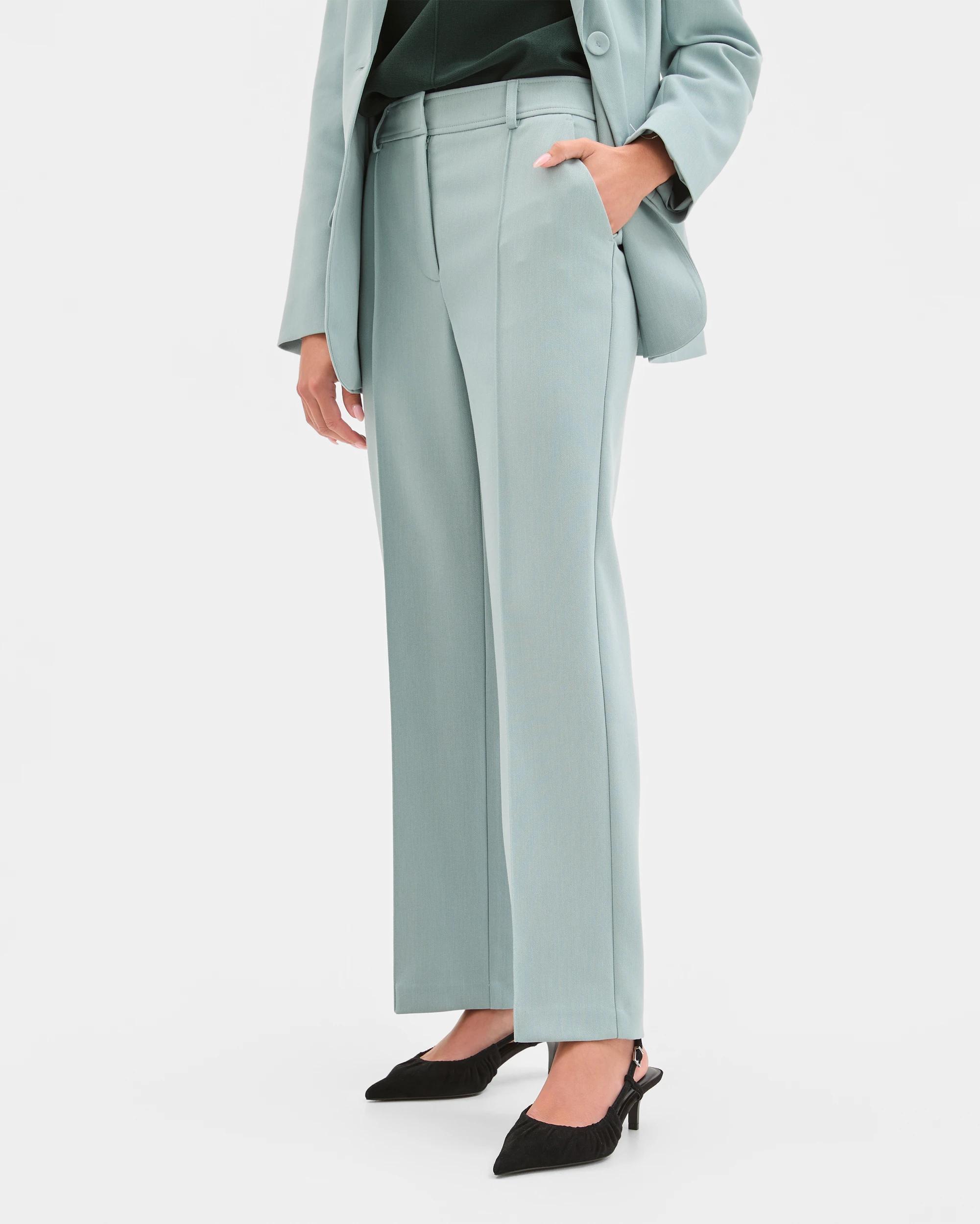 2 Target Petites Petites Straight Leg Pintuck Pants SLATE, 2 of 6