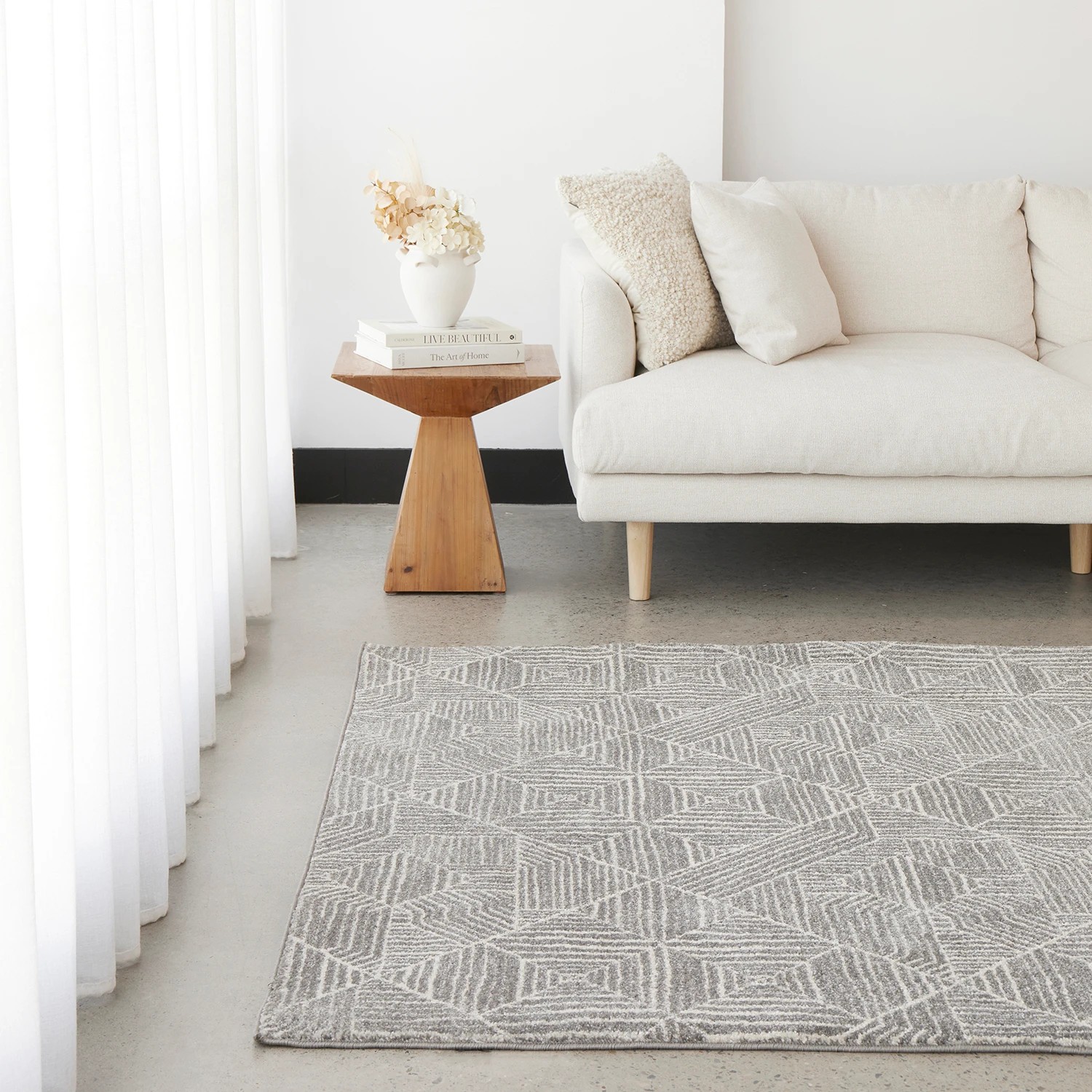 7 Common Ground Rugs Bluebay 457 290x200cm - Large Pet Friendly Floor Rug - Grey - Silver, 7 of 7