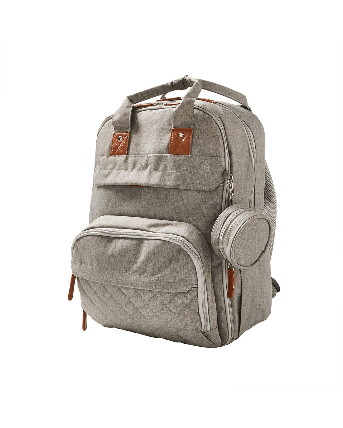 1 Nappy Backpack Set - Grey, 1 of 8