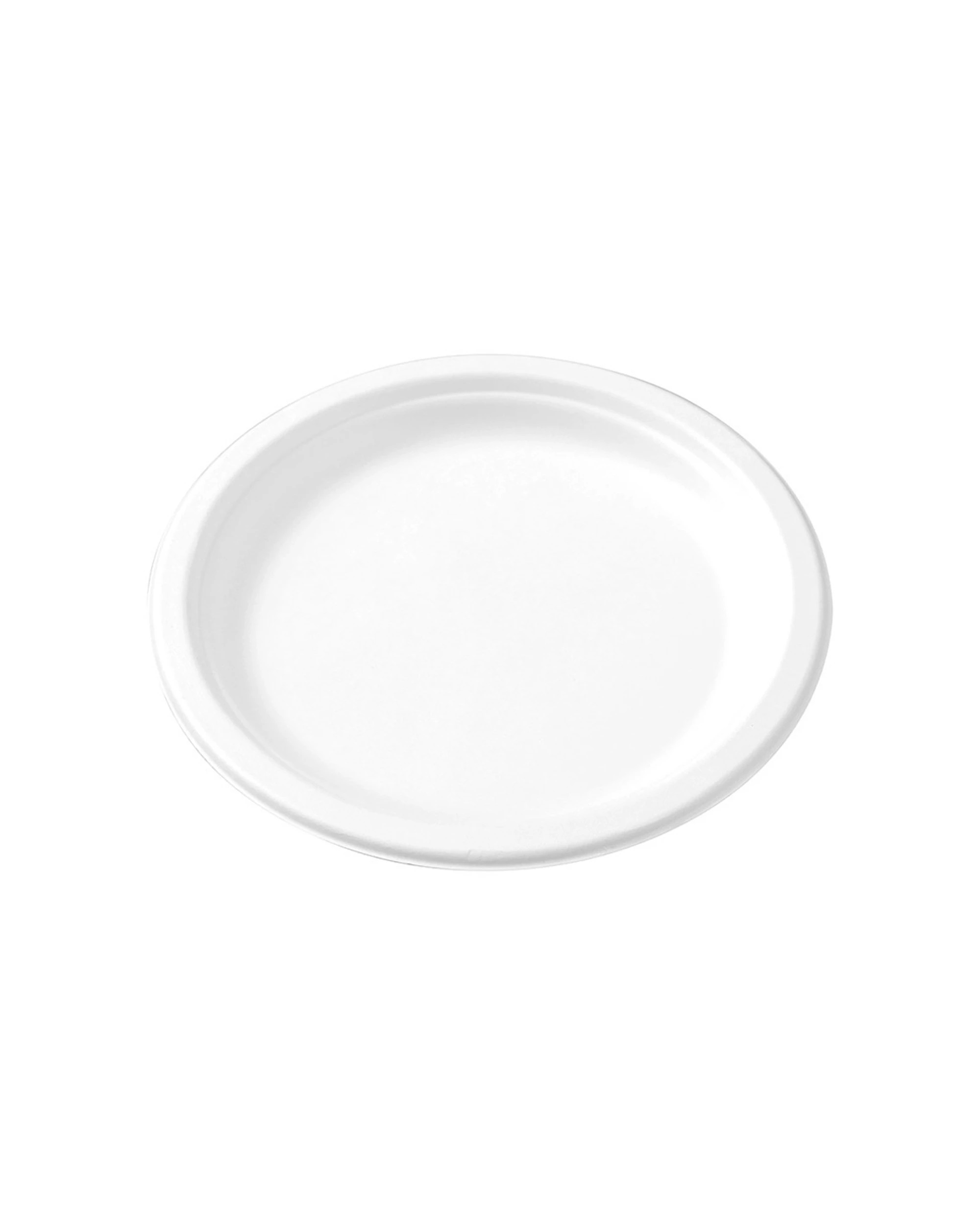 4 Lemon & Lime 6x 30pc Sugarcane Dinner Plate Compostable 23cm - White, 4 of 4