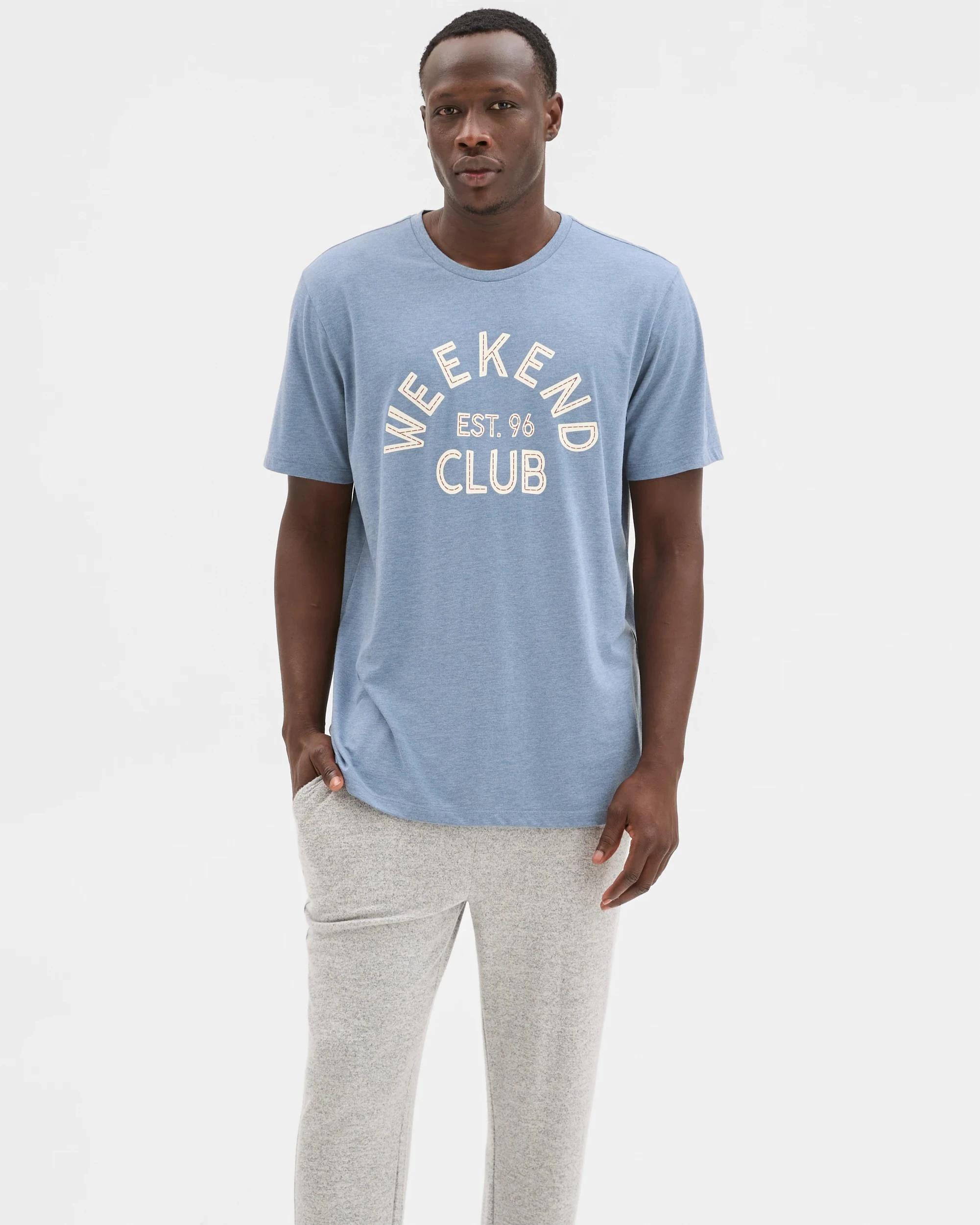 2 Maxx Short Sleeve Sleep T-Shirt WEEKEND CLUB, 2 of 6