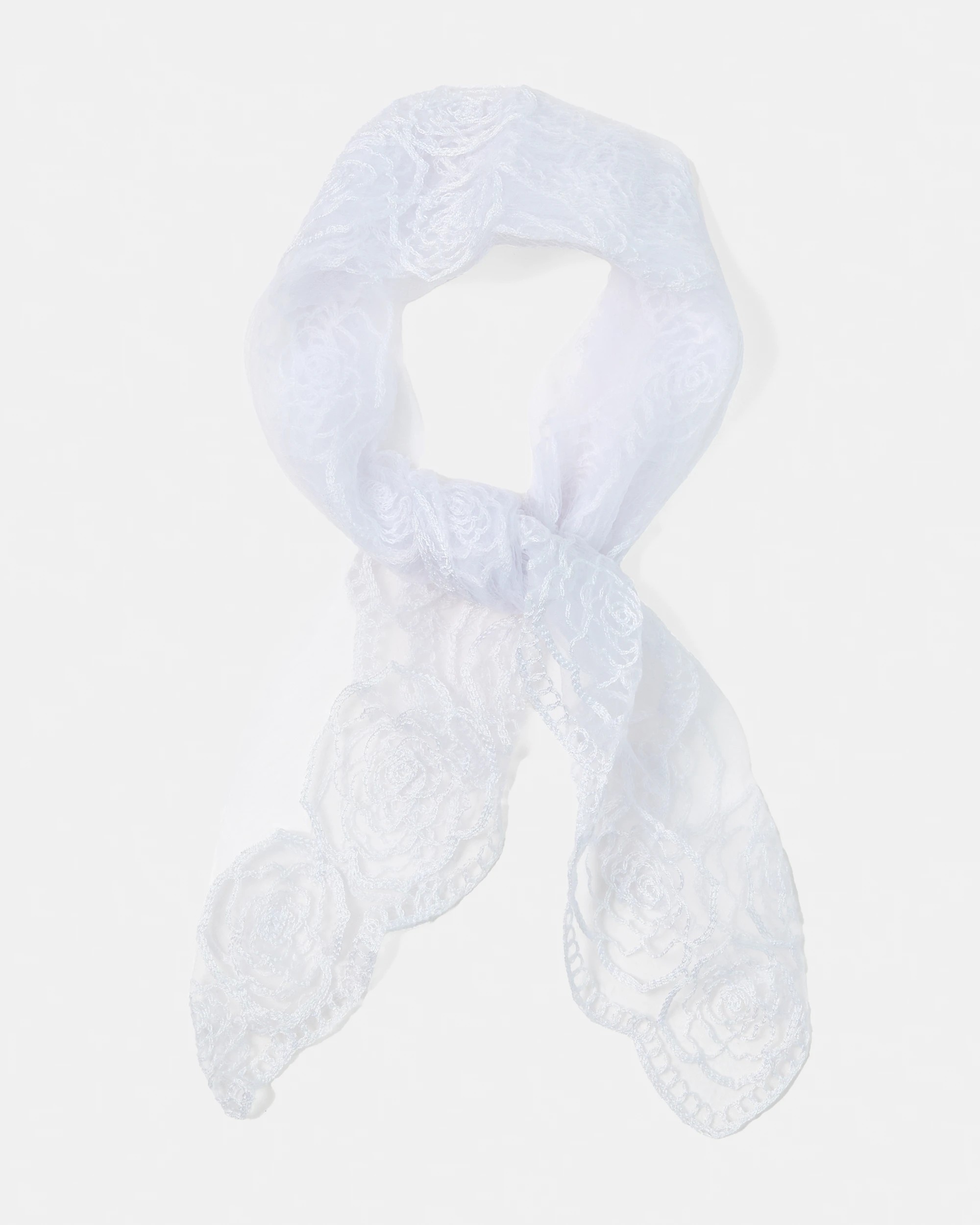3 Sheer Lace Hairscarf, 3 of 5