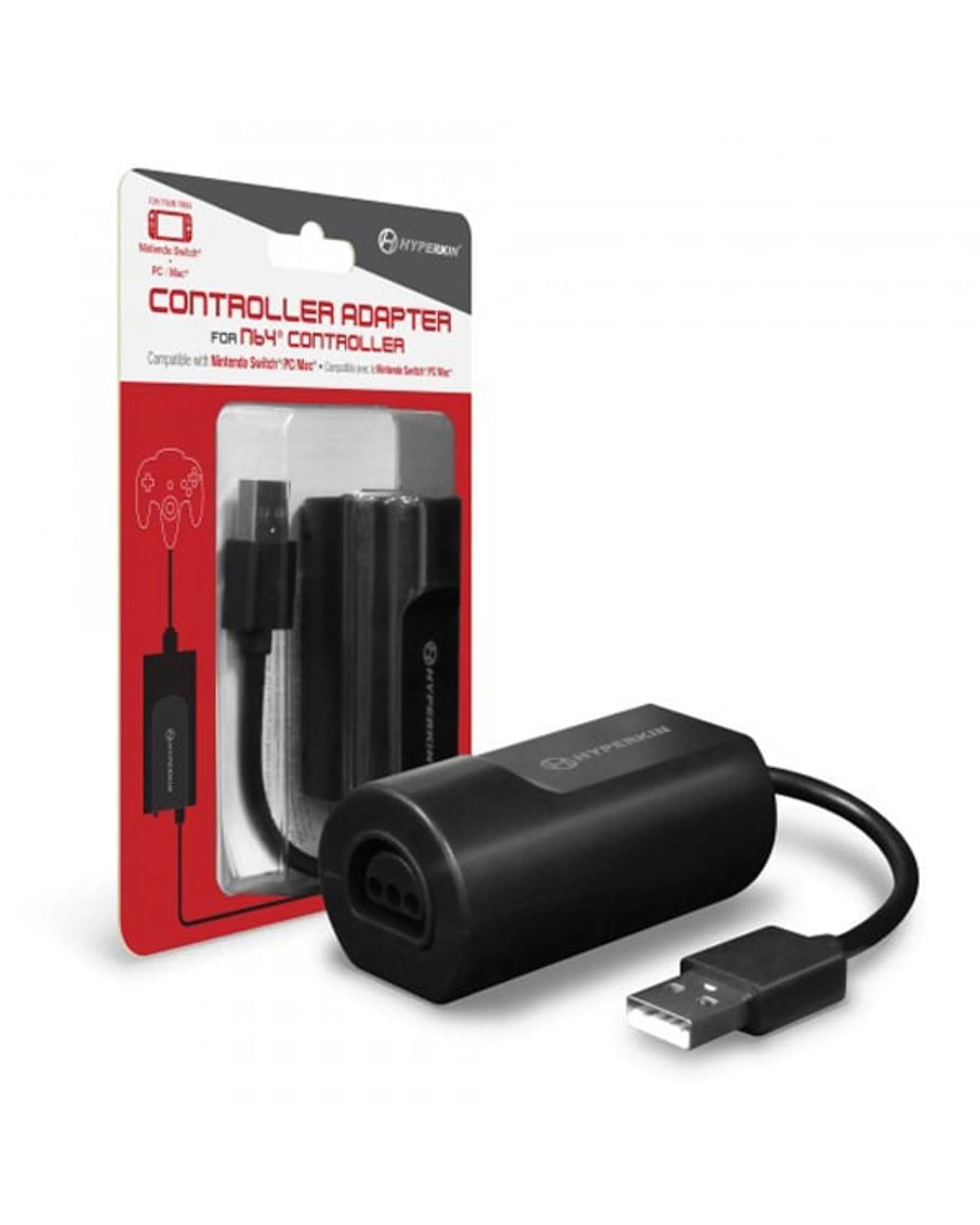 1 Hyperkin N64 Controller Adapter for Switch, 1 of 3