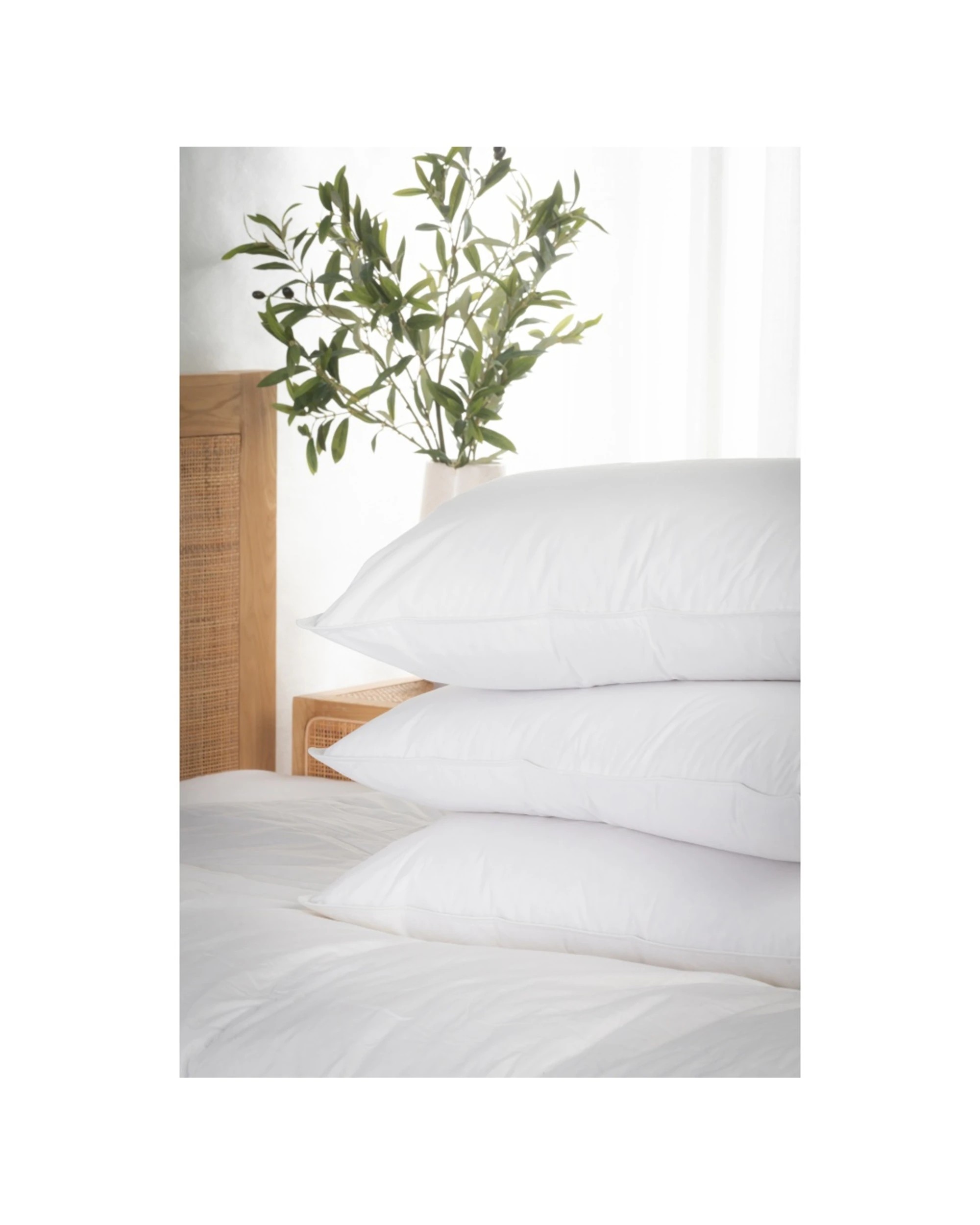 6 Onkaparinga 50-50 Hungarian Goose Down Feather Surround Pillow Standard - White, 6 of 9