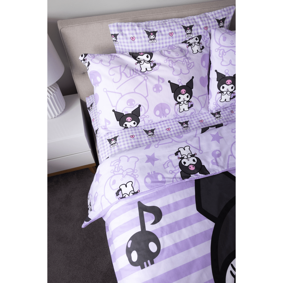 4 Hello Kitty Kuromi Kids Fitted Sheet Set
 - Double Bed
 - Purple, 4 of 7