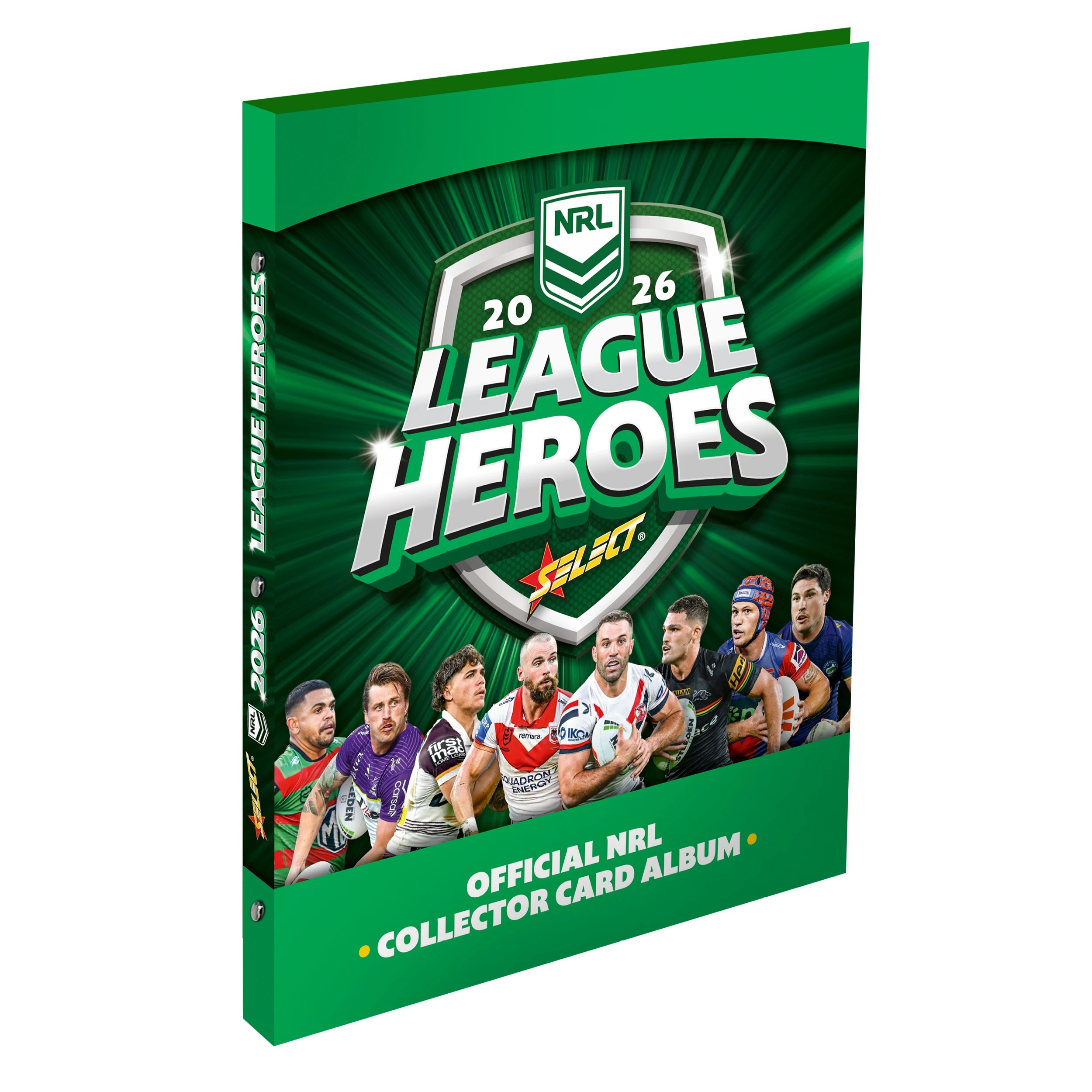 2 Official Select 2026 NRL League Heroes Binder Album, 2 of 2