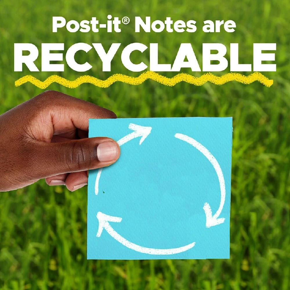 5 Post-it Super Sticky Notes Assorted Sizes SN Neons 4 Pack, 5 of 6