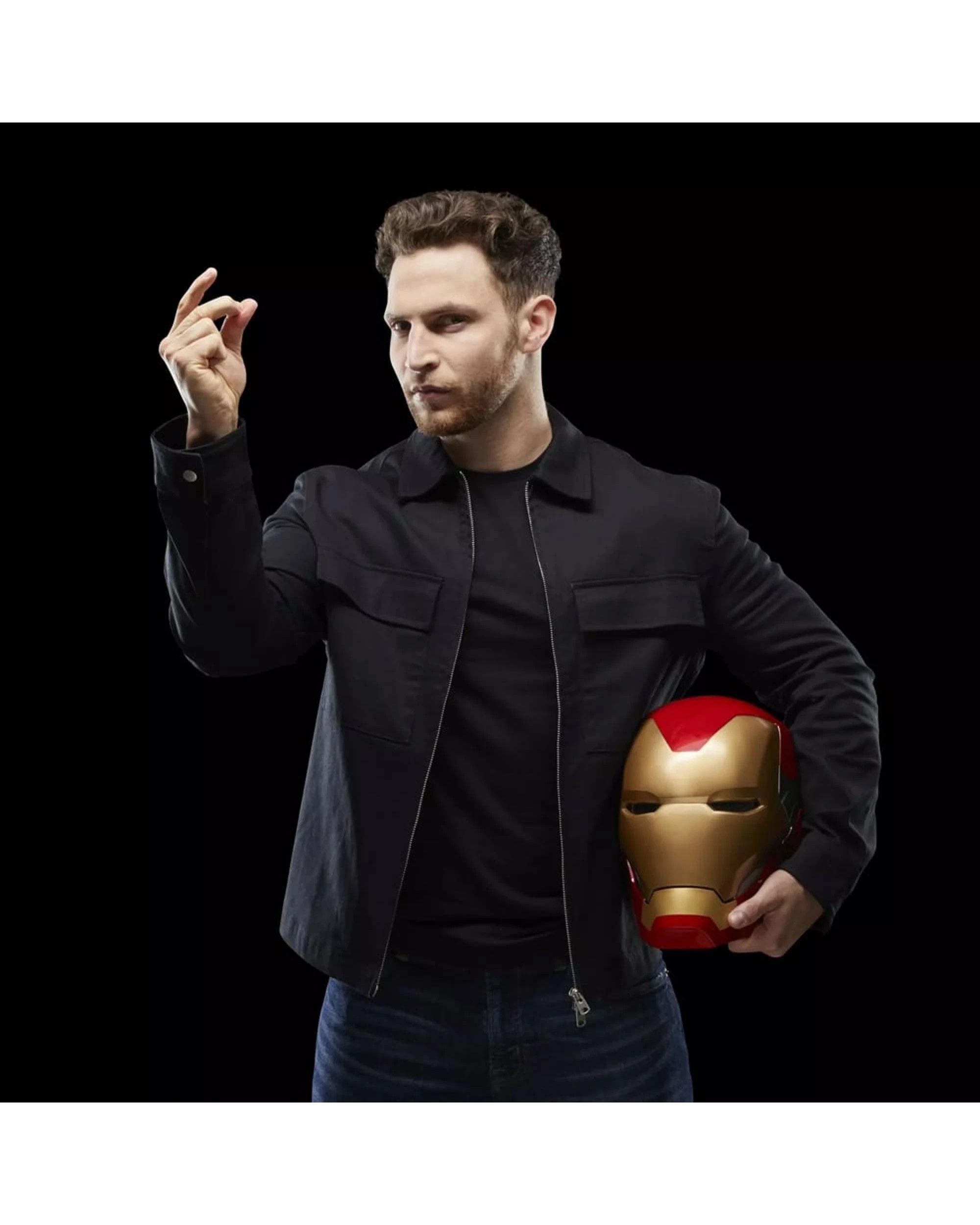 7 Hasbro Marvel Legends Series: Avengers Endgame Iron Man Mark 85 Premium Electronic Helmet, 7 of 10
