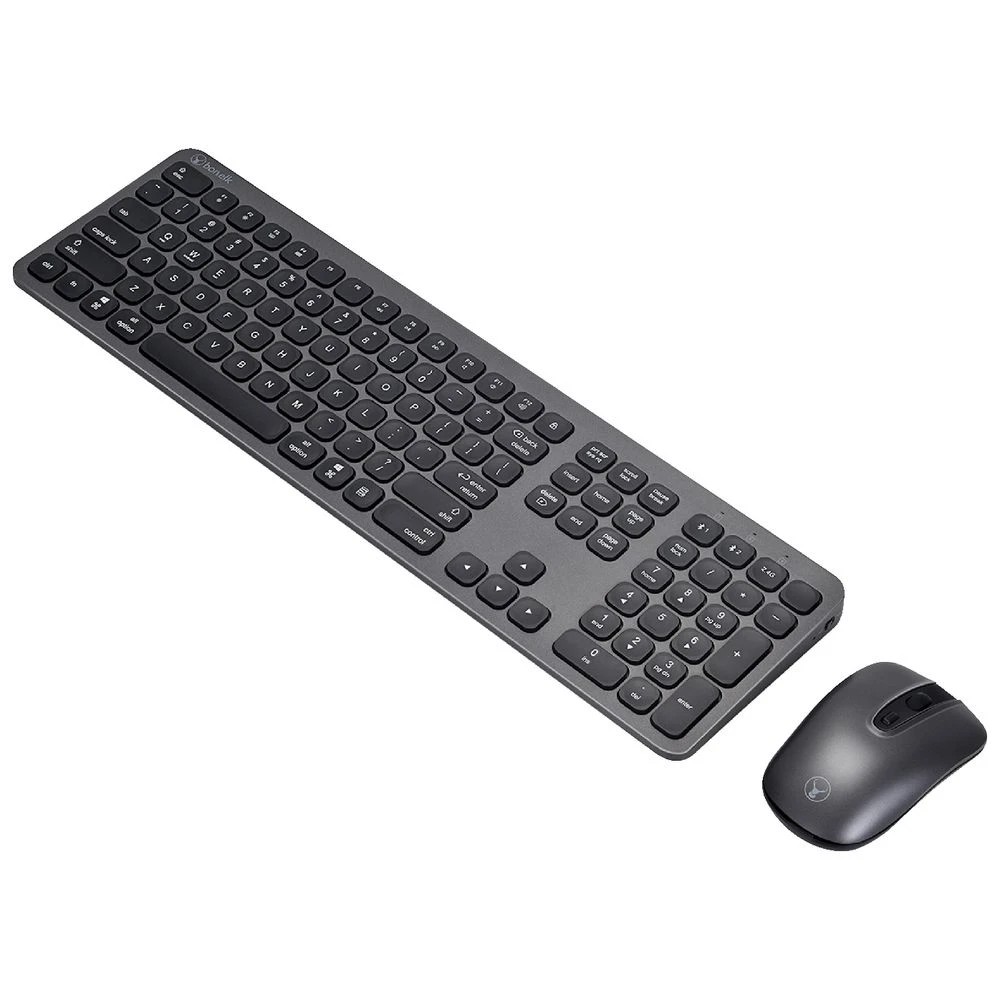 6 Bonelk KM-447 Slim Wireless Keyboard & Mouse Combo Grey, 6 of 6