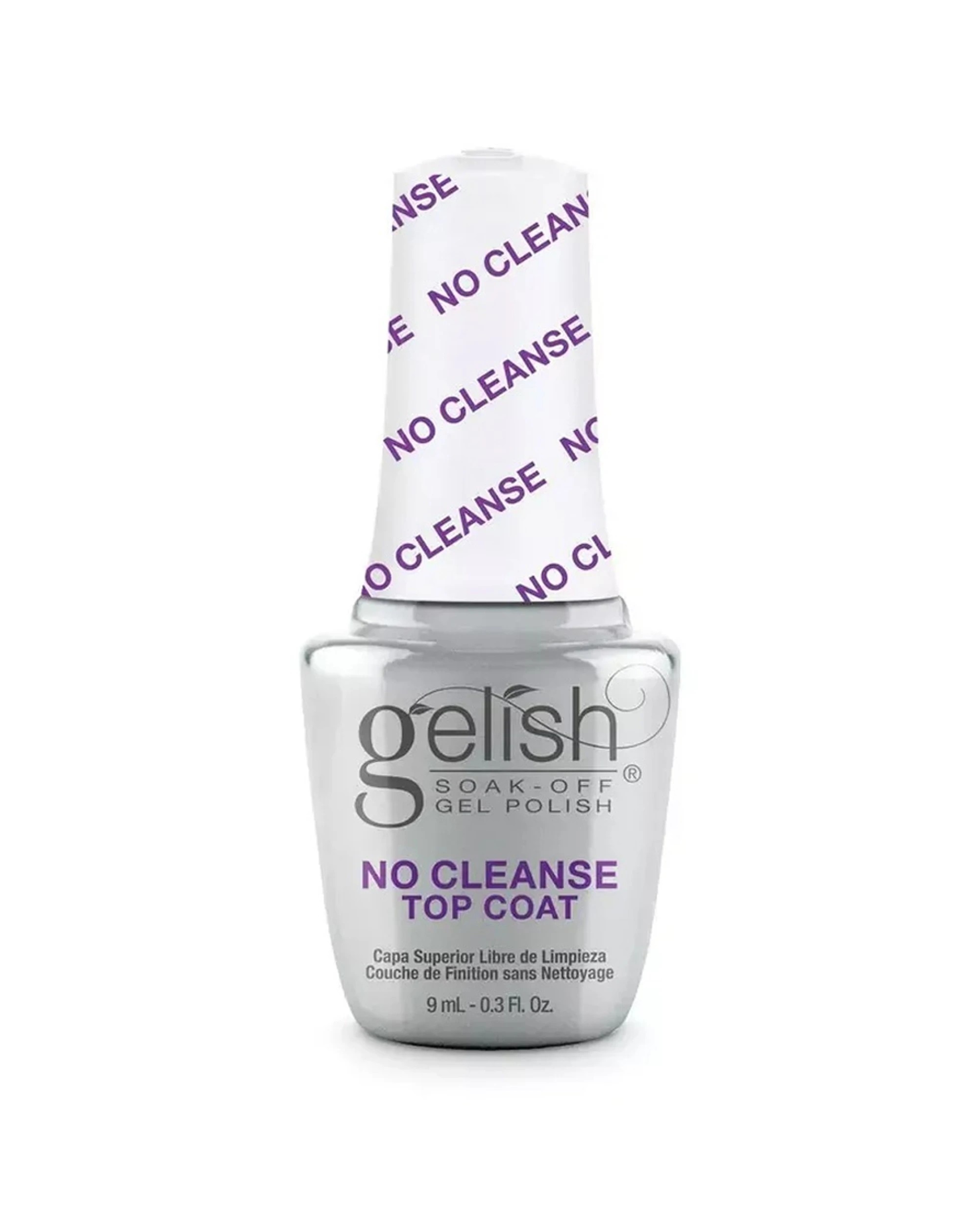 1 Gelish Mini No Cleanse Top Coat Gel Polish Up To 21 Days Bottle 9ml - Clear, 1 of 1