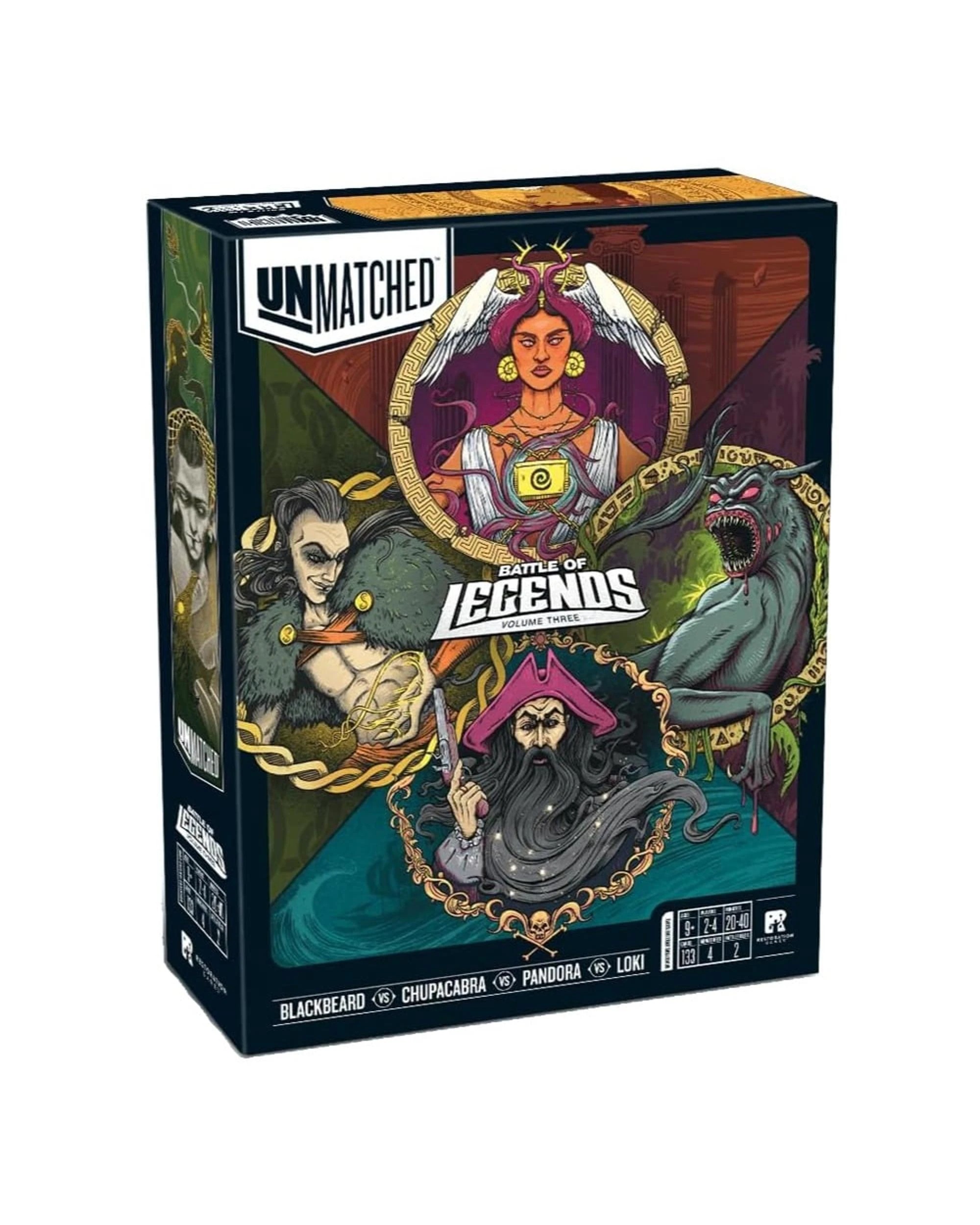 1 Unmatched Battle of Legends Volume 3 Board Game, 1 of 6