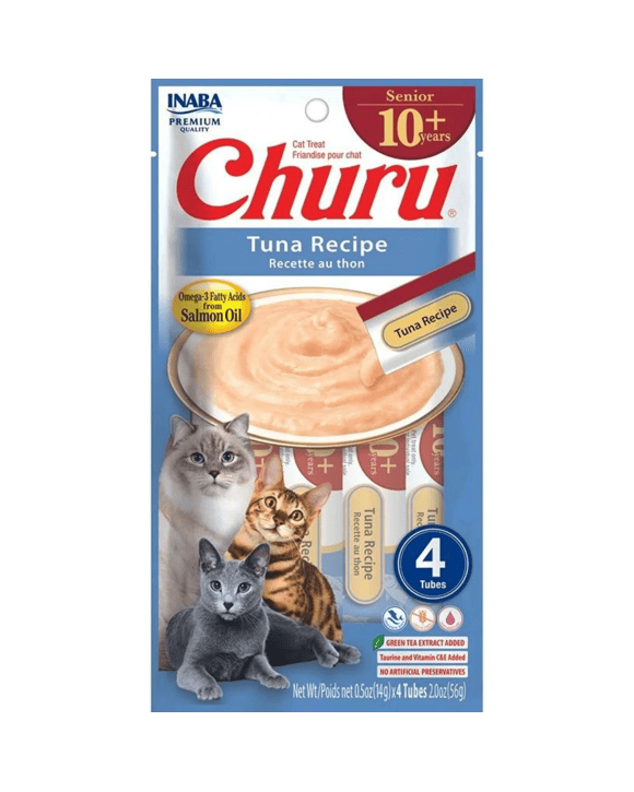 Inaba Cat Churu Puree Senior 10+ Tuna Variety 20pk