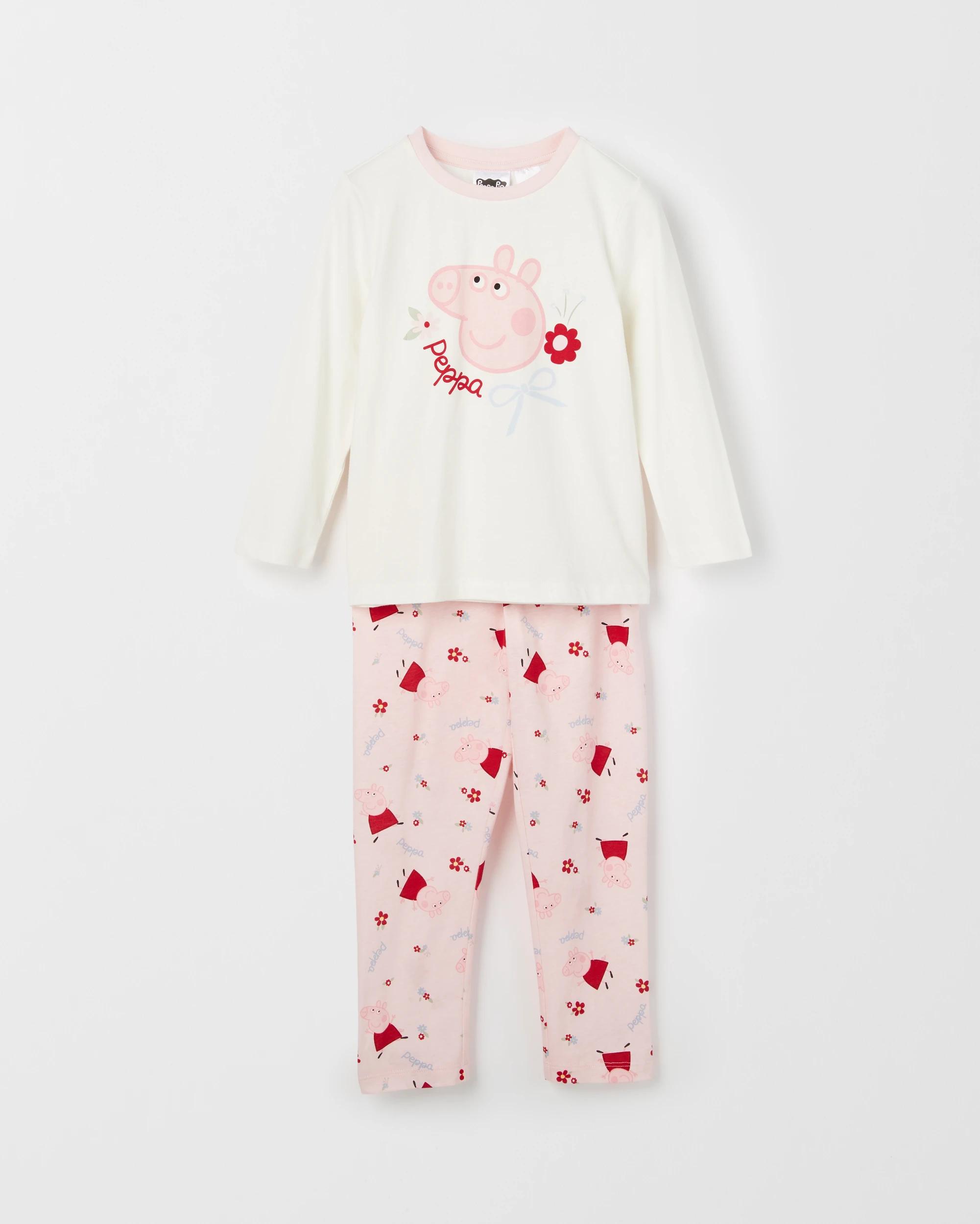 2 Peppa Pig Australian Cotton Younger Girls 2 Pack Pyjama Set PEPPA, 2 of 4