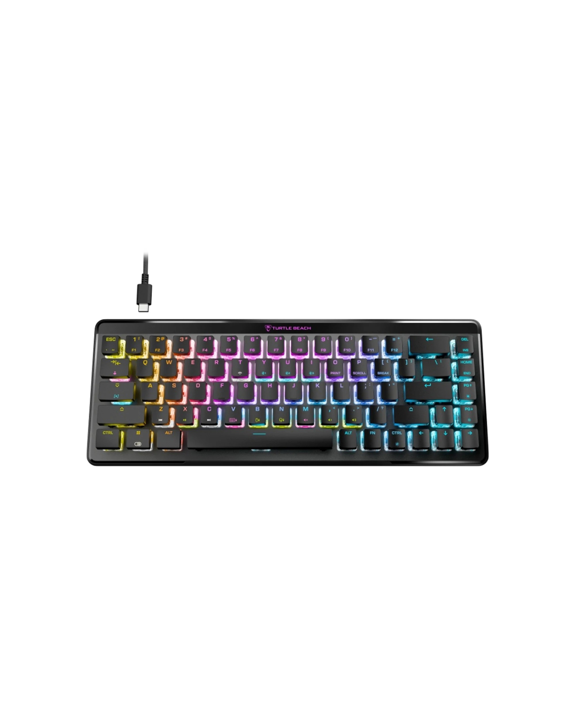 1 Turtle Beach Vulcan II Mini Air Wireless Bluetooth RGB Gaming Keyboard For PC - Multi, 1 of 7