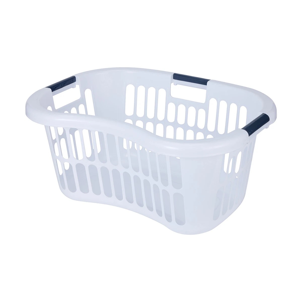 5 Hip Hugger Laundry Basket - White, 5 of 7