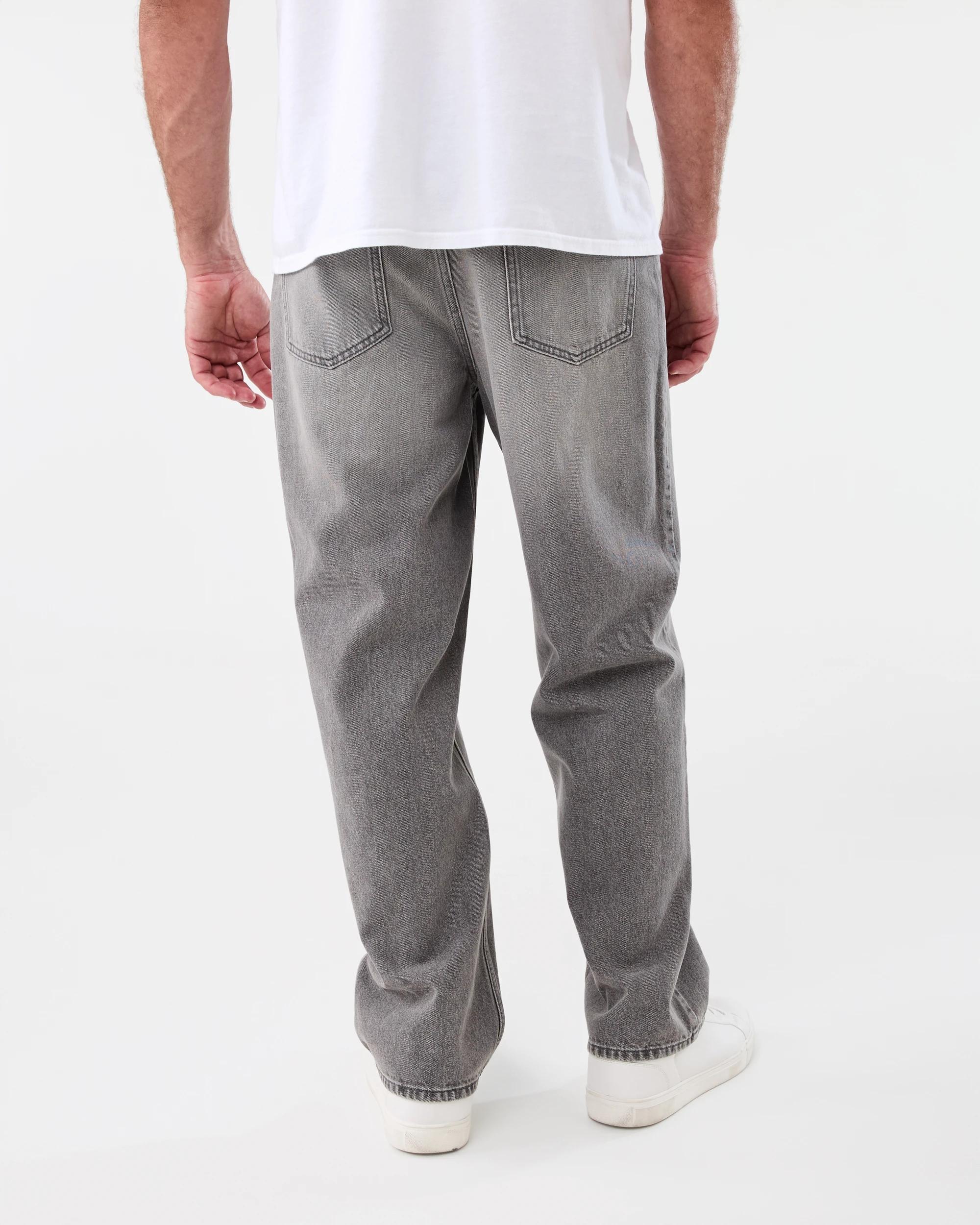3 Relaxed Jeans Grey Wash, 3 of 6