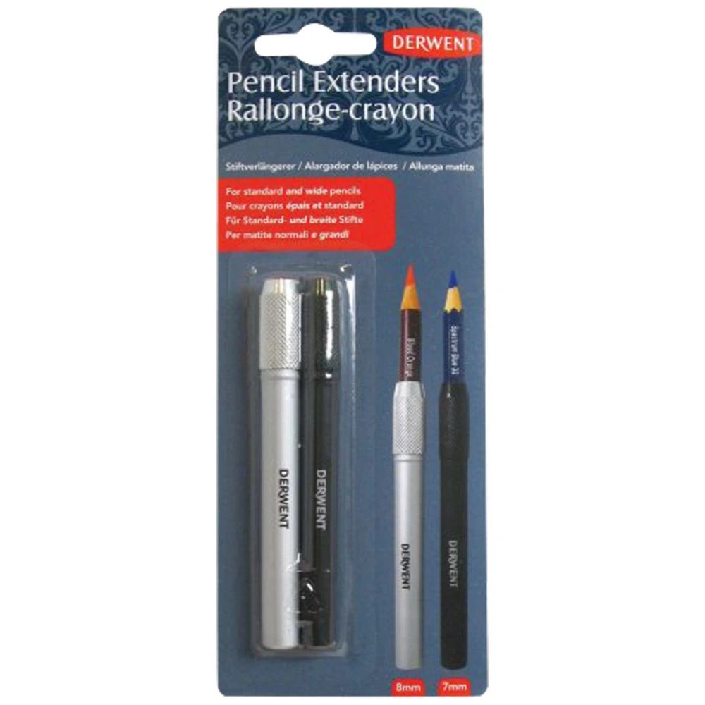 1 Derwent Pencil Extenders 2 Pack, 1 of 1