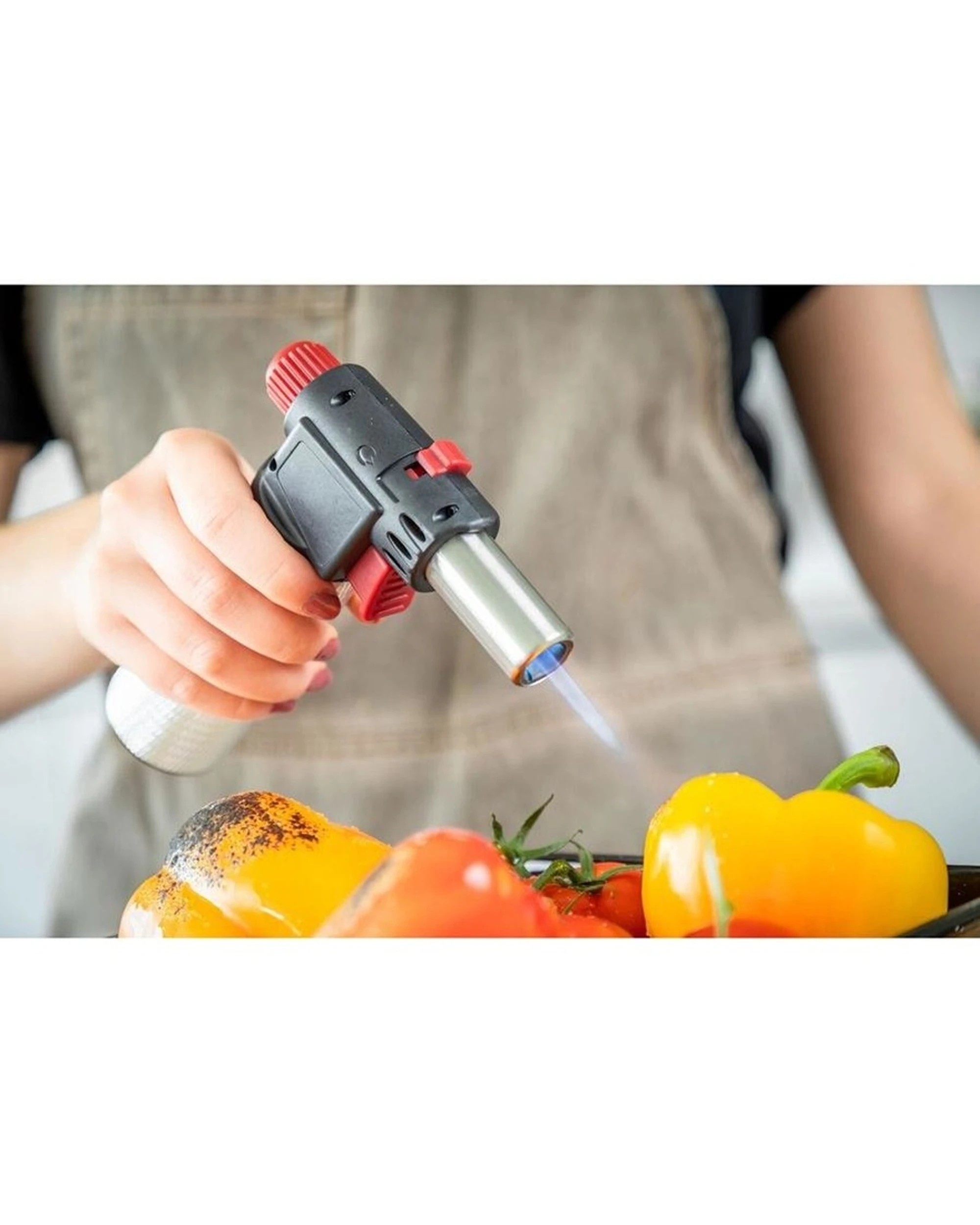 3 Mastercraft Aluminium Cooks Blow Torch Kitchen Cooking Utensil - Metallic, 3 of 3