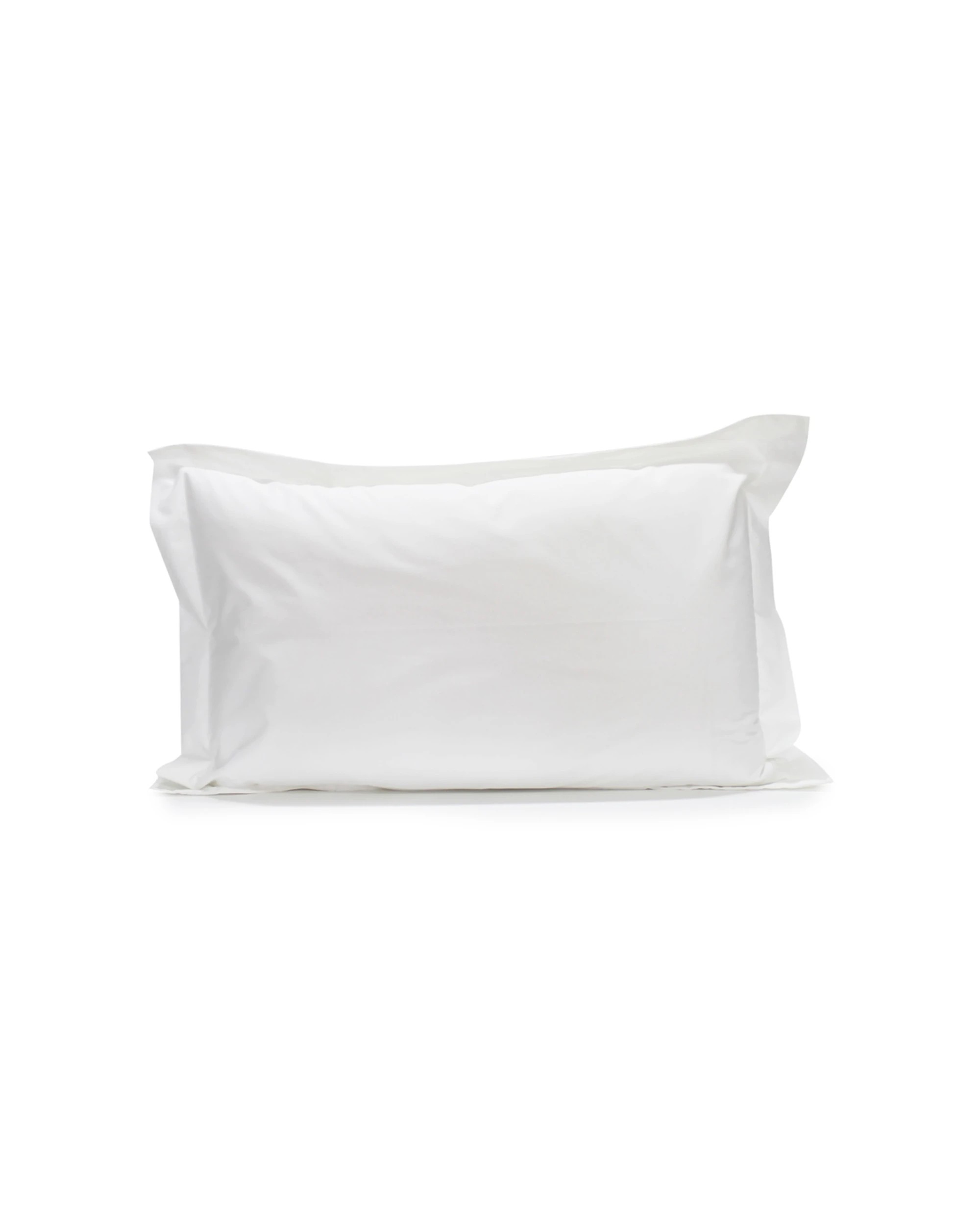 2 Jason Commercial Cotton Deluxe Pillow Case Tailored 2PK 48x73cm - White, 2 of 3