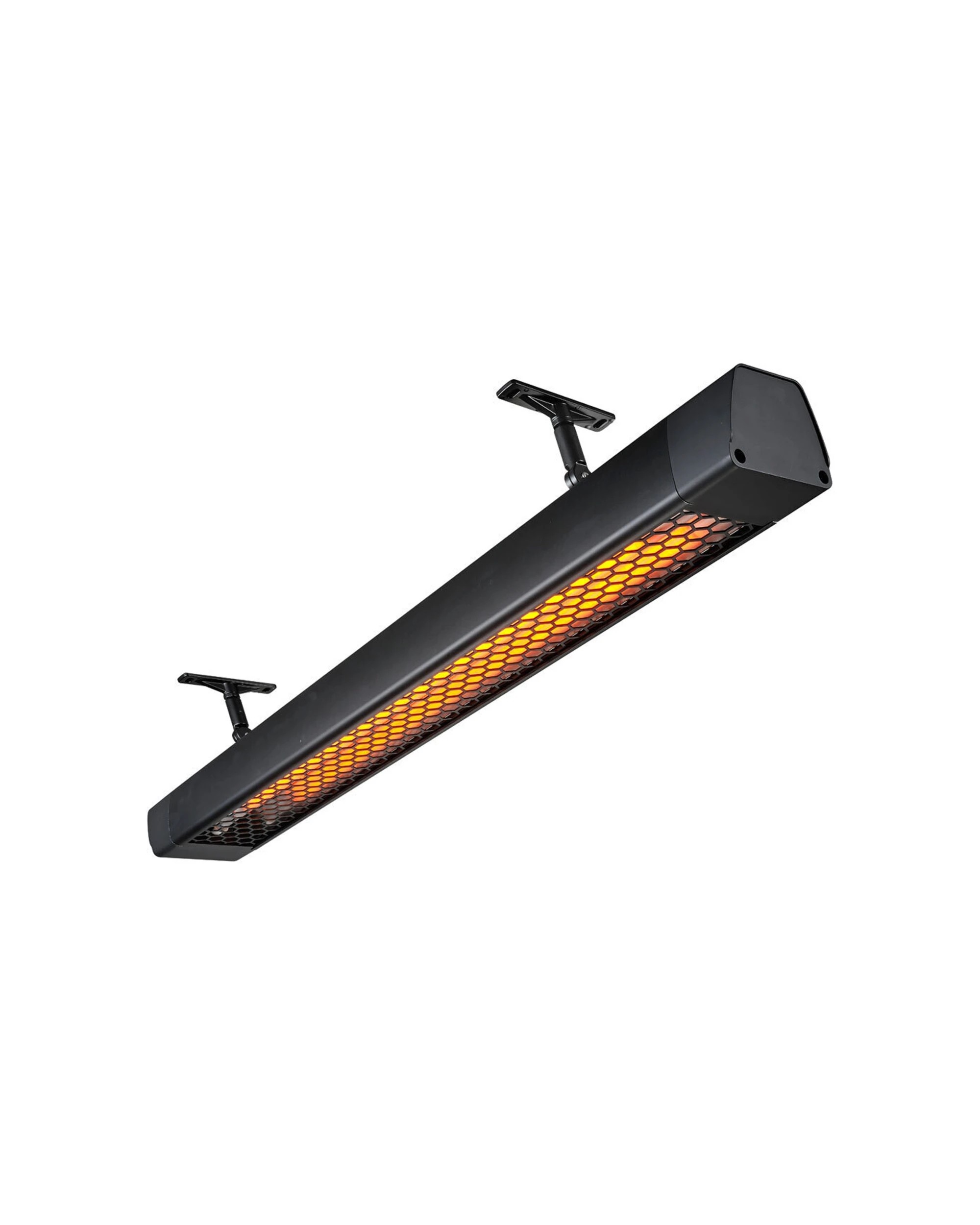 2 Heatstrip 3200W Intense Electric Heater With 2pc 90cm Extension Mount Poles - Black, 2 of 8
