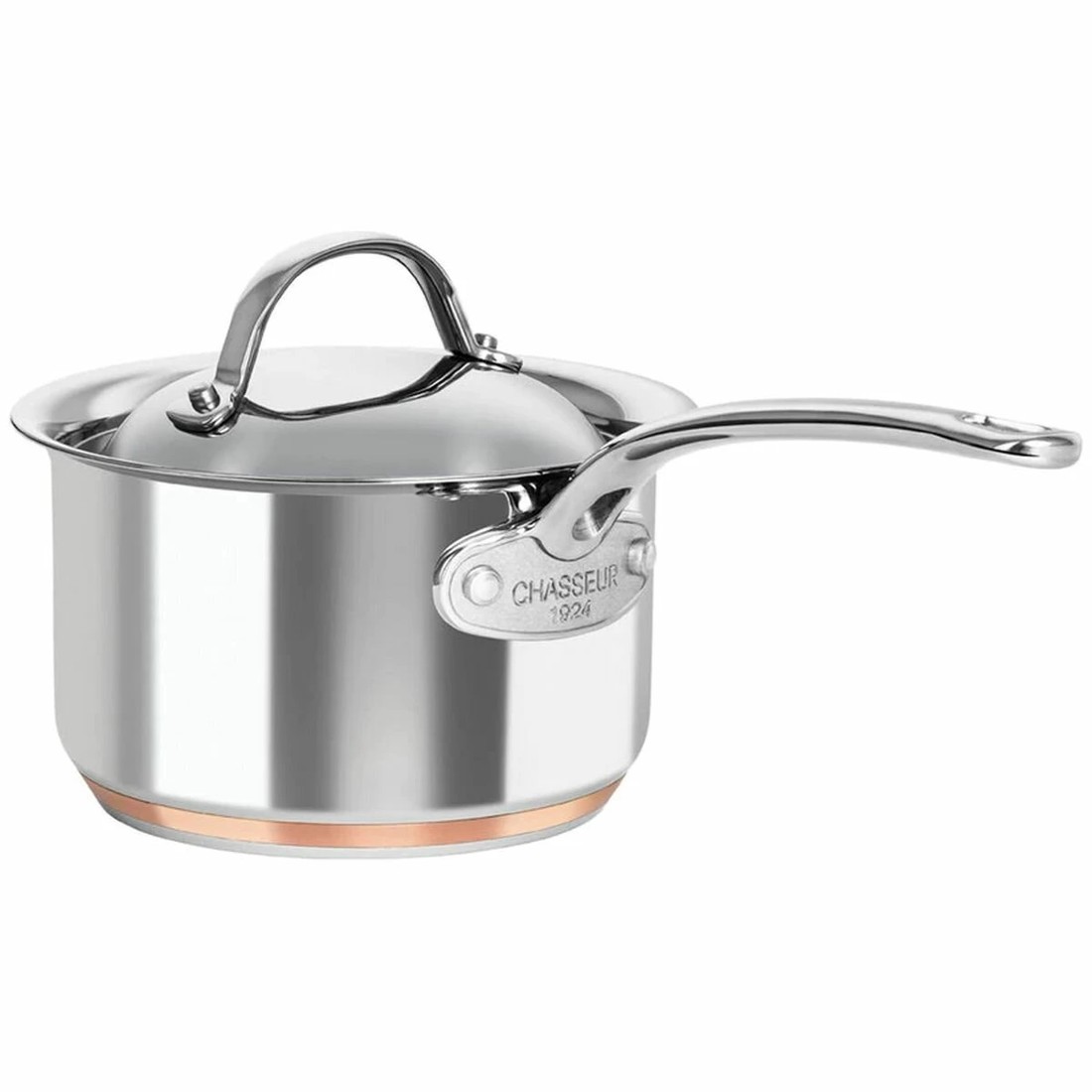 2 Chasseur Le Cuivre 1.9L Saucepan with Lid, 2 of 2