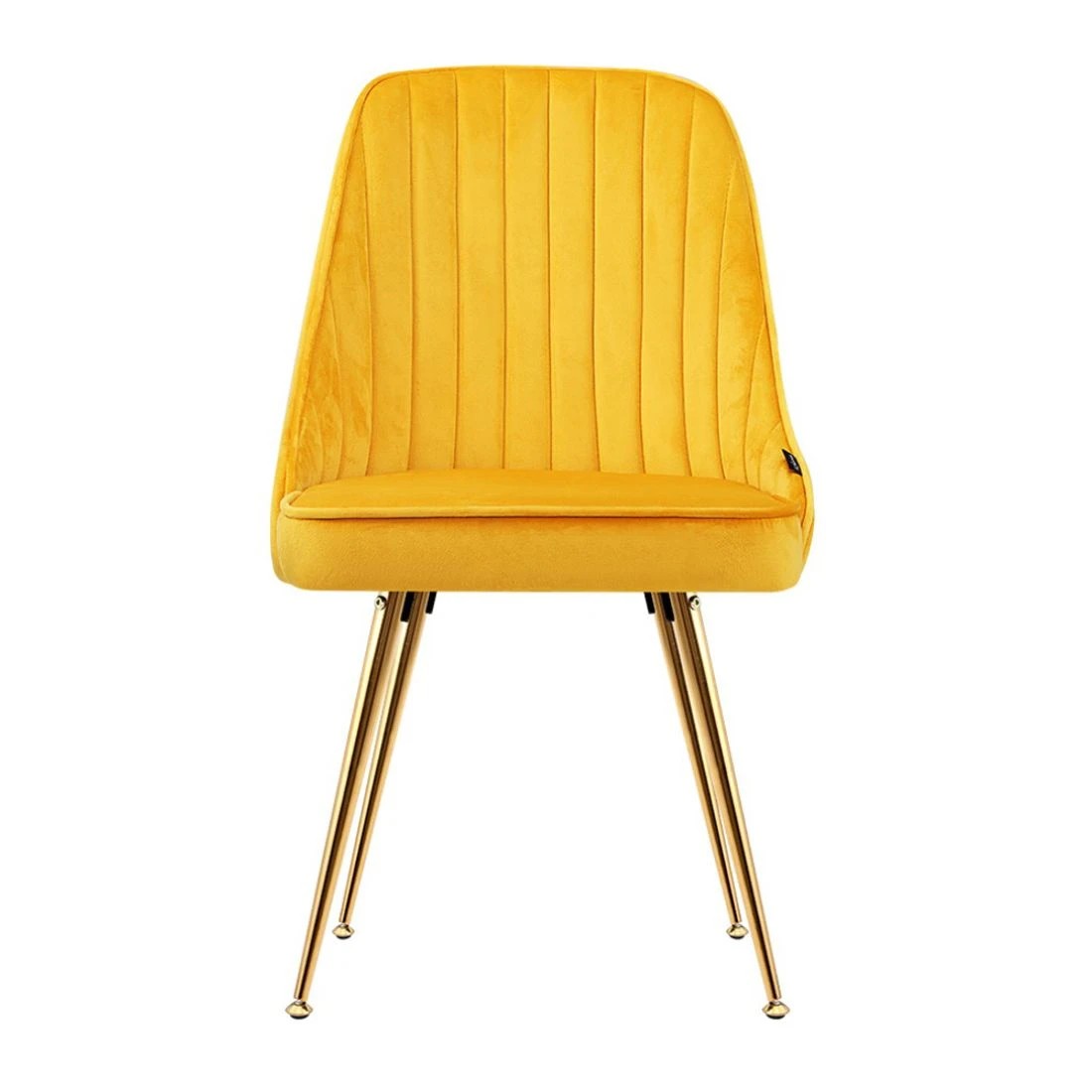 4 Artiss Dining Chairs Set Of 2
 - Yellow, 4 of 7